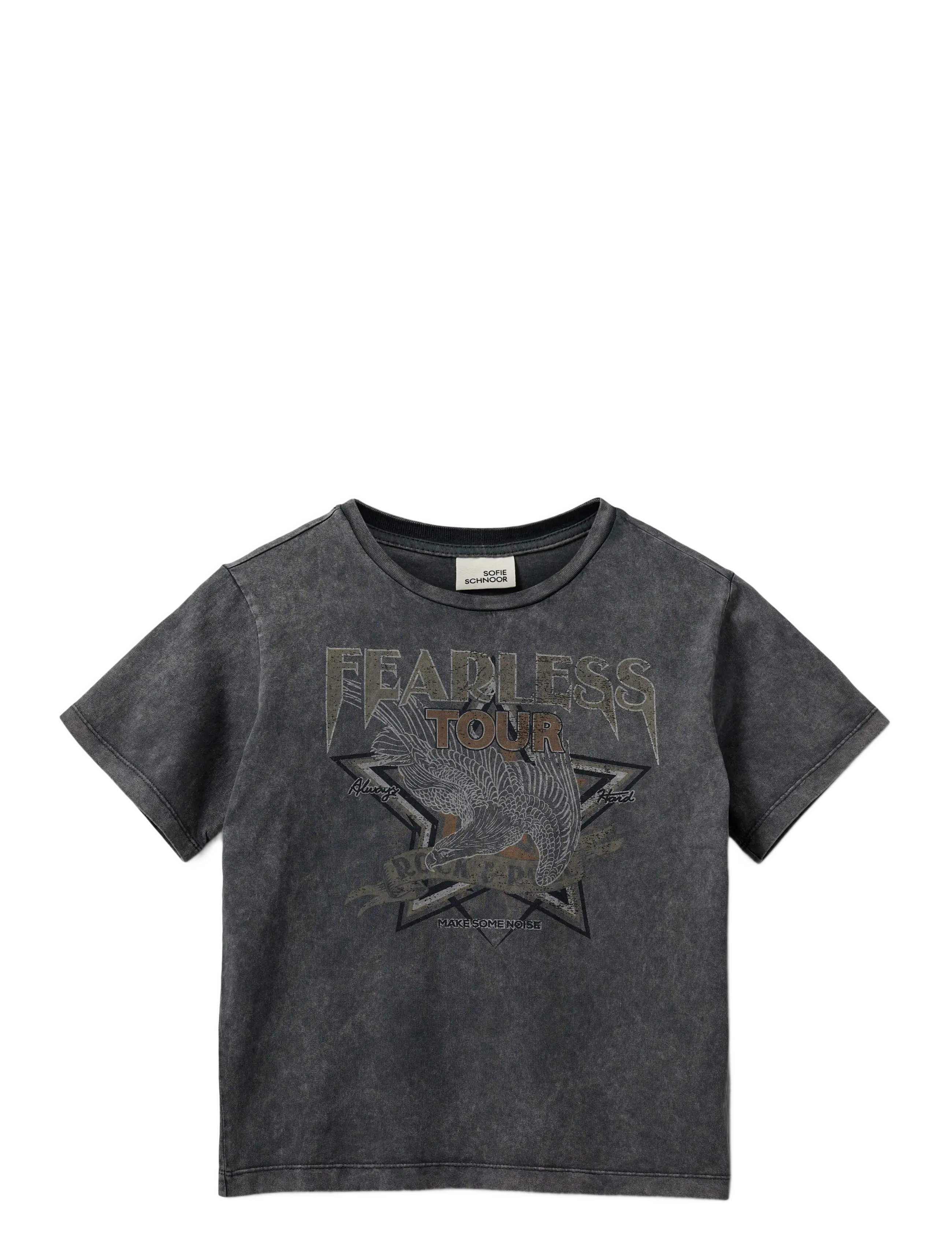 Sofie Schnoor Young ZENASY T-SHIRT - Oberteile - BLACK / grey