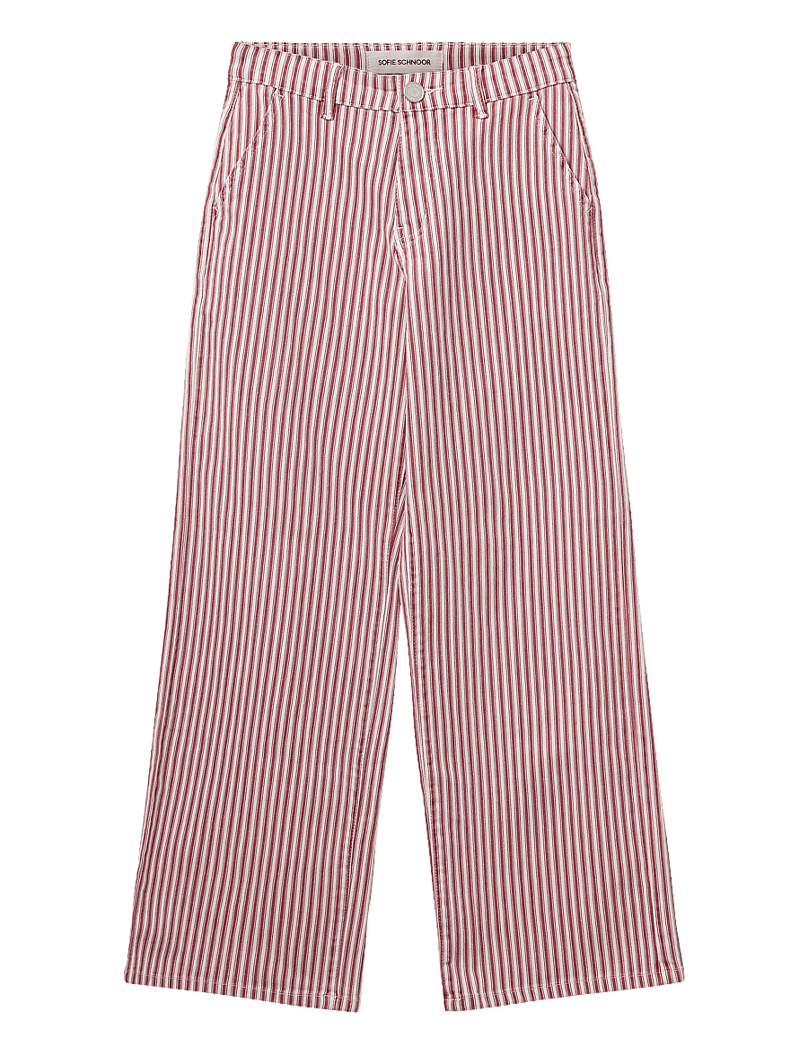 Sofie Schnoor Young - SIENNASY TROUSERS - osta vanuse järgi - red striped - 0