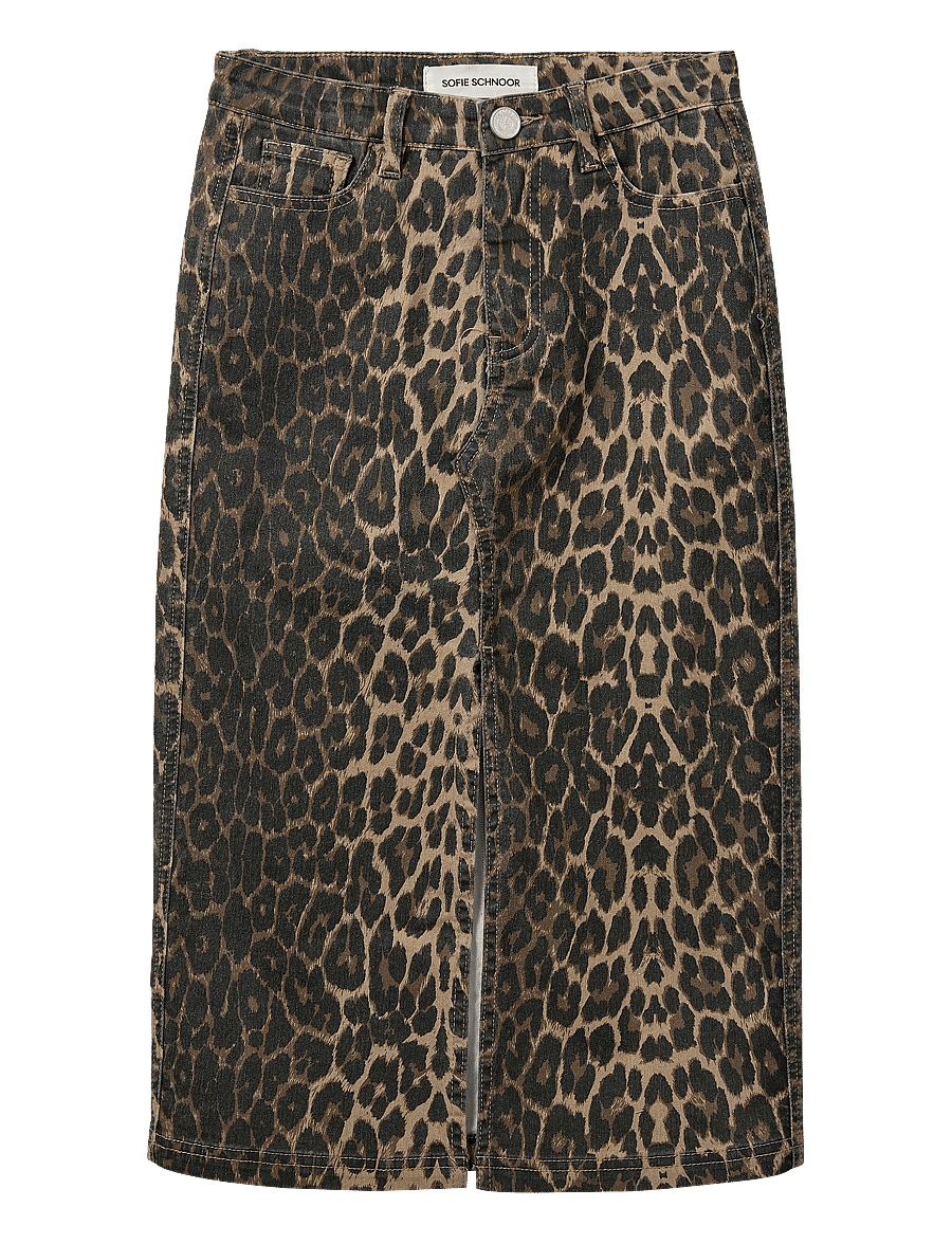 Sofie Schnoor Young - CALIASY SKIRT - midi-röcke - aop leo - 0