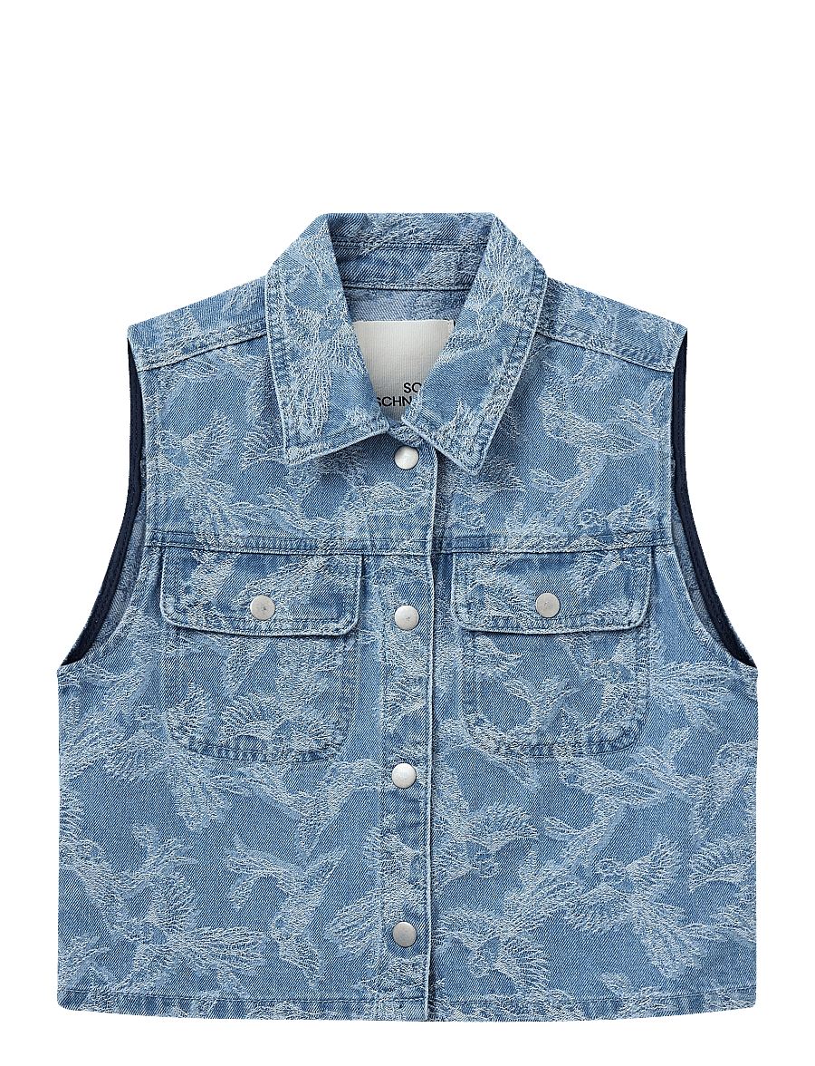 Sofie Schnoor Young - CAROLESY VEST - vests - light denim blue - 0