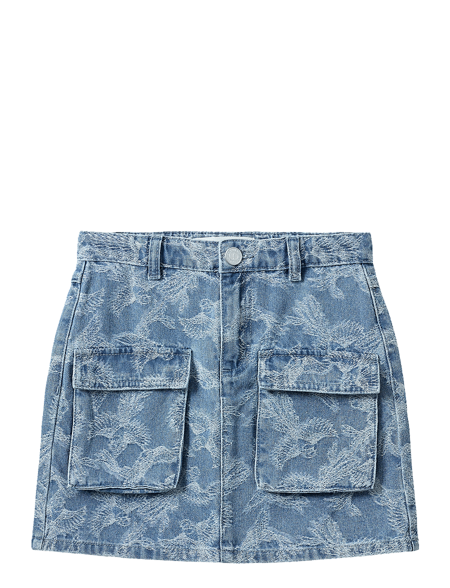 Sofie Schnoor Young - LARASY SKIRT - kurze röcke - light denim blue - 0