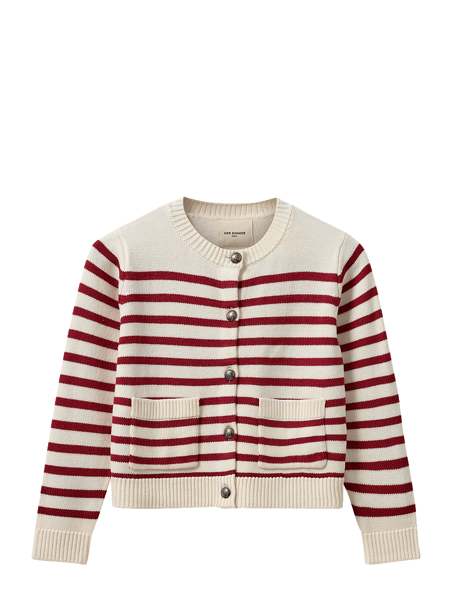 Sofie Schnoor Young - ELCIASY CARDIGAN - cardigans - red - 0