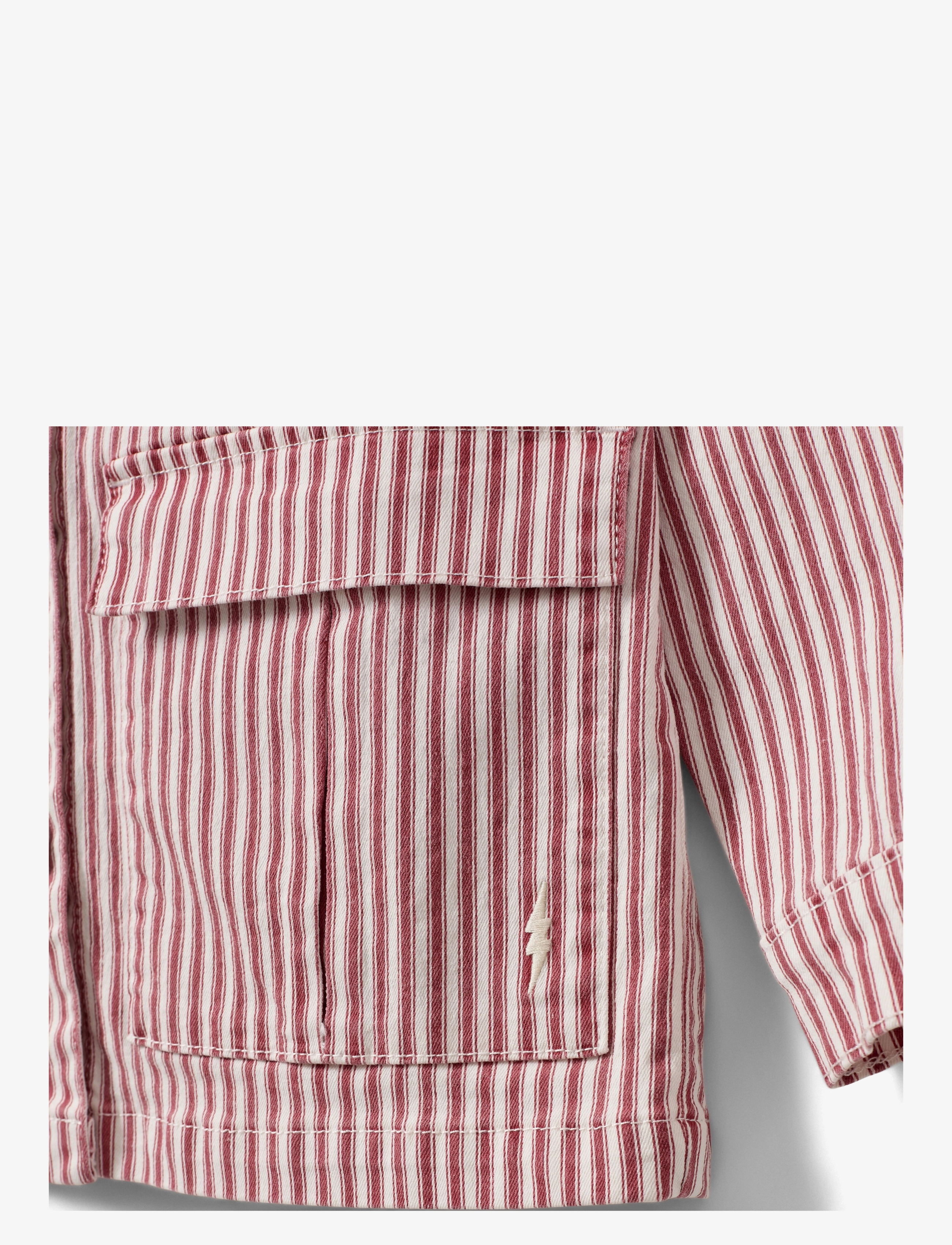 Sofie Schnoor Young - LYNNSY JACKET - gode sommertilbud - red striped - 2