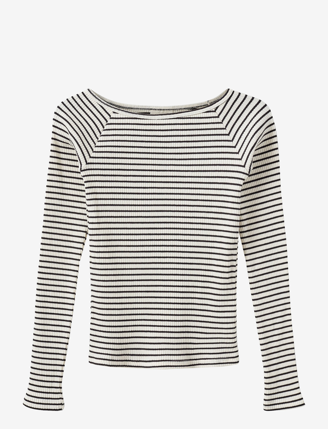 Sofie Schnoor Young - SOMASY T-SHIRT LONG SLEEVE - pikkade varrukatega t-särgid - black striped - 0