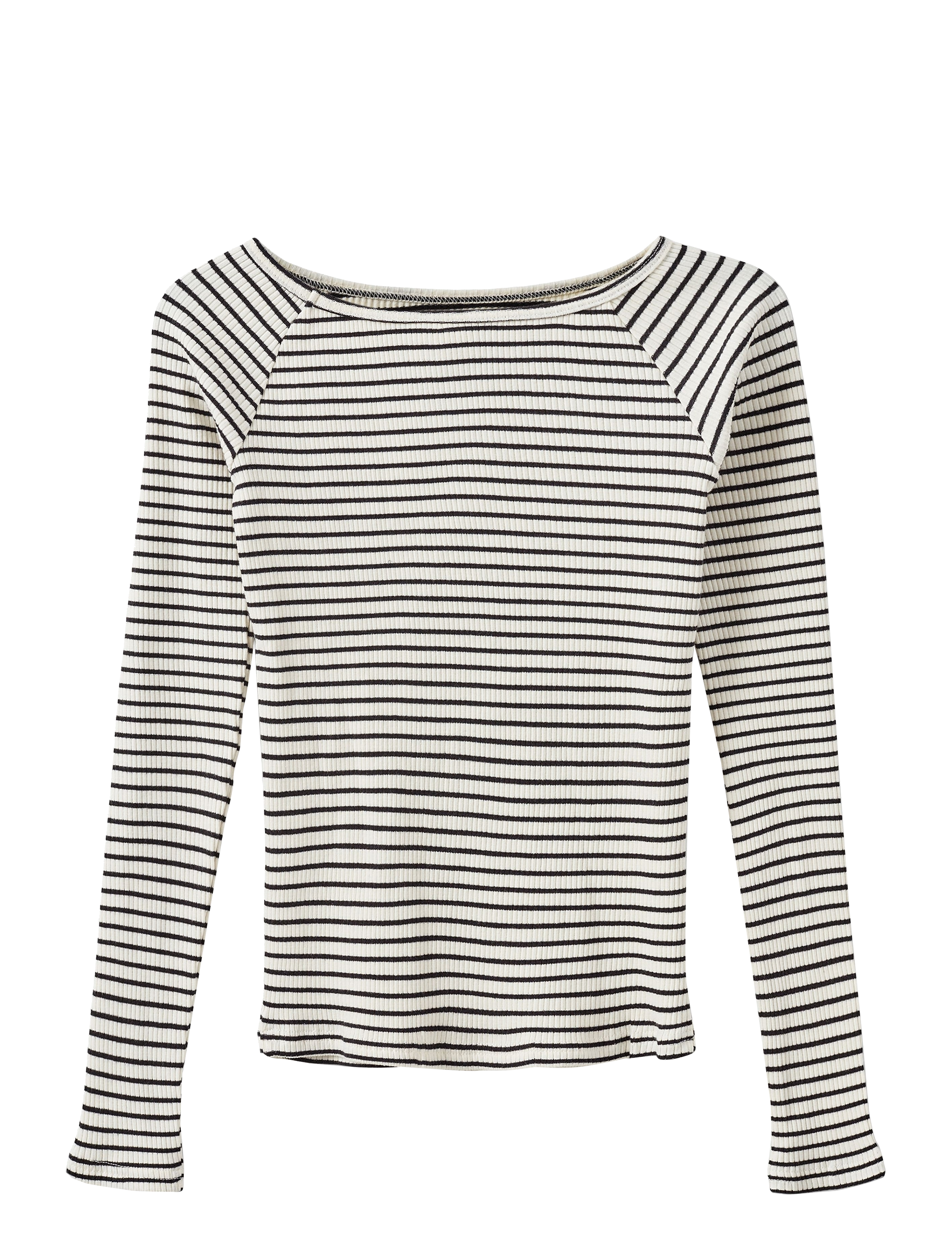 Sofie Schnoor Young - SOMASY T-SHIRT LONG SLEEVE - langærmede - black striped - 1