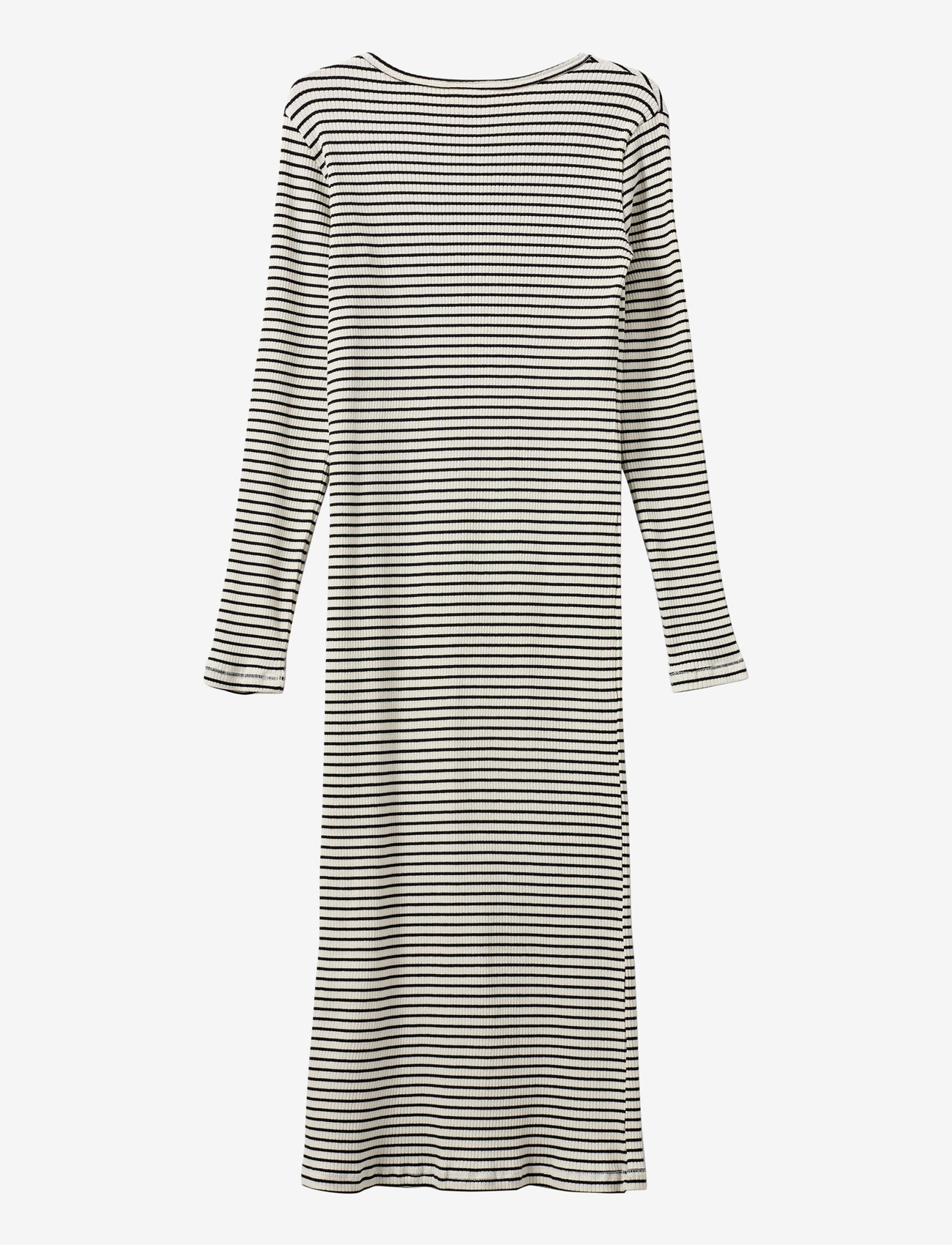 Sofie Schnoor Young - FACITASY DRESS - langärmelige freizeitkleider - black striped - 1