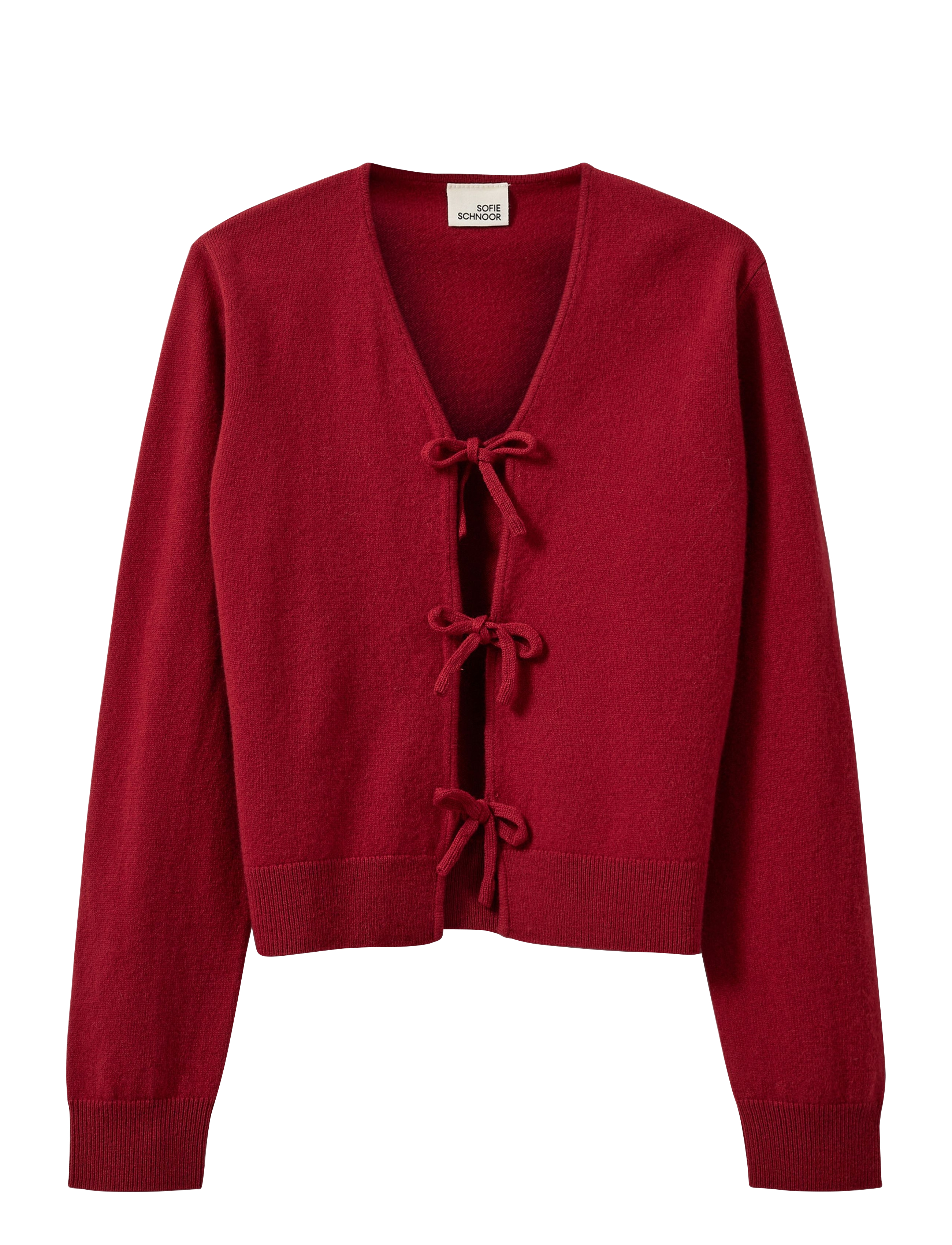SOFIE SCHNOOR YOUNG Ellasy Cardigan Rot - 140 - Kinder