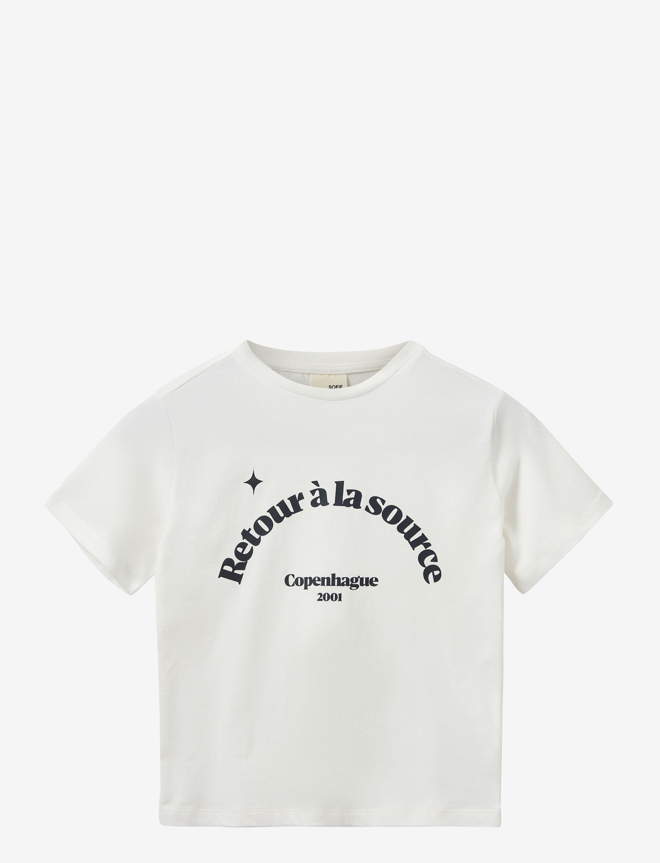 Sofie Schnoor Young - ZENASY T-SHIRT - short-sleeved t-shirts - snow white blue print - 0