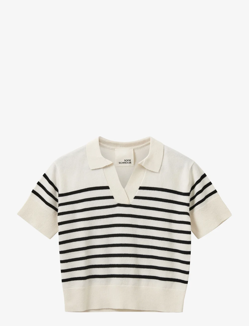 Sofie Schnoor Young - AMALYSY KNIT - stickade tröjor - off white - black - 0
