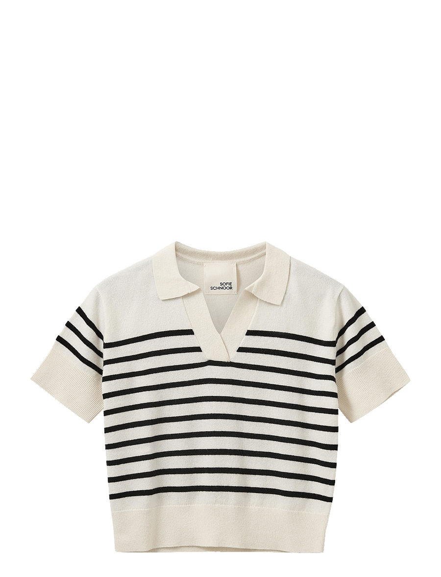 Sofie Schnoor Young - AMALYSY KNIT - pulls - off white - black - 0