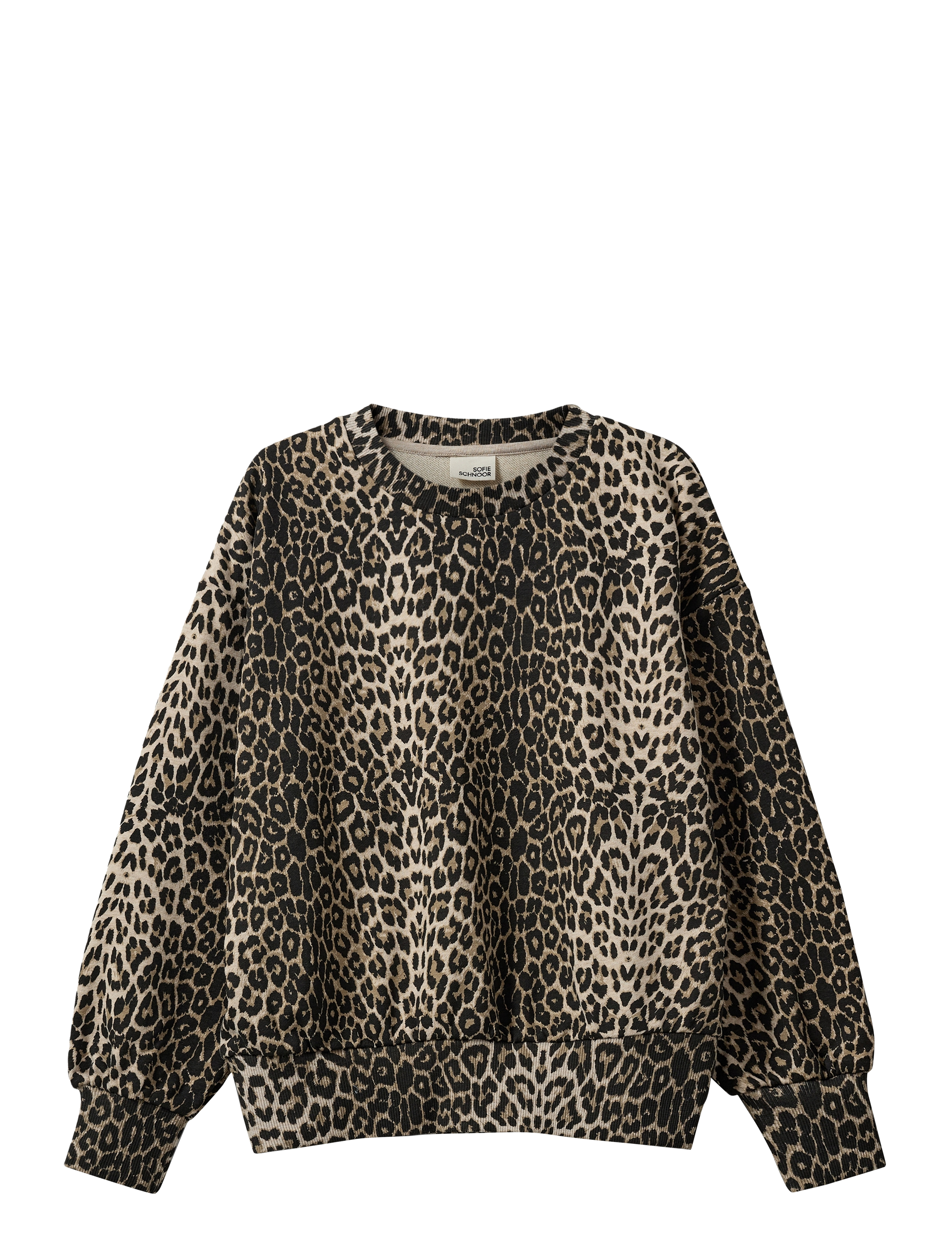 ELISY SWEATSHIRT - LIGHT BROWN LEOPARD