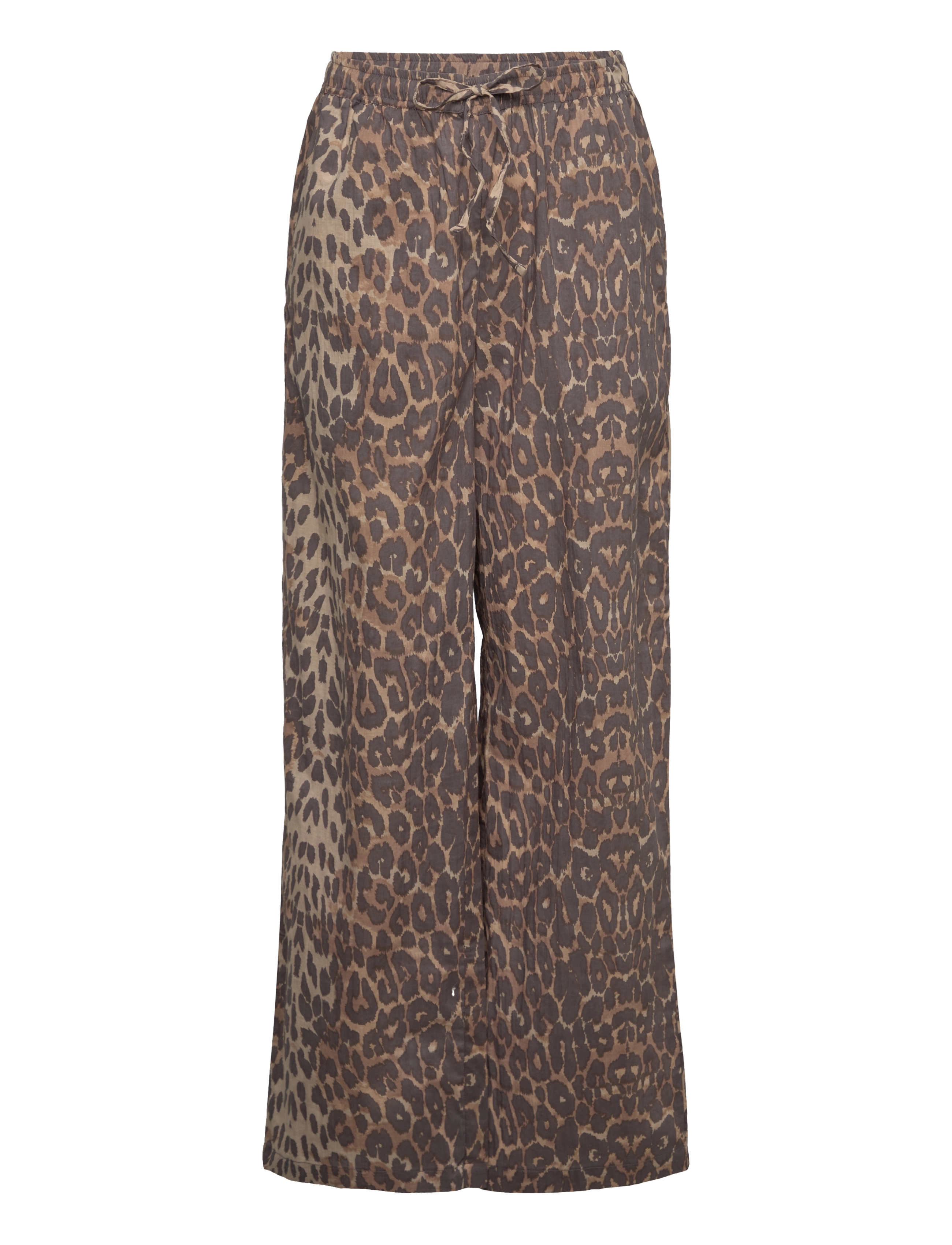 Sofie Schnoor Young ABIGAILESY HIGH WAIST TROUSERS - Bukser - LEOPARD / brown