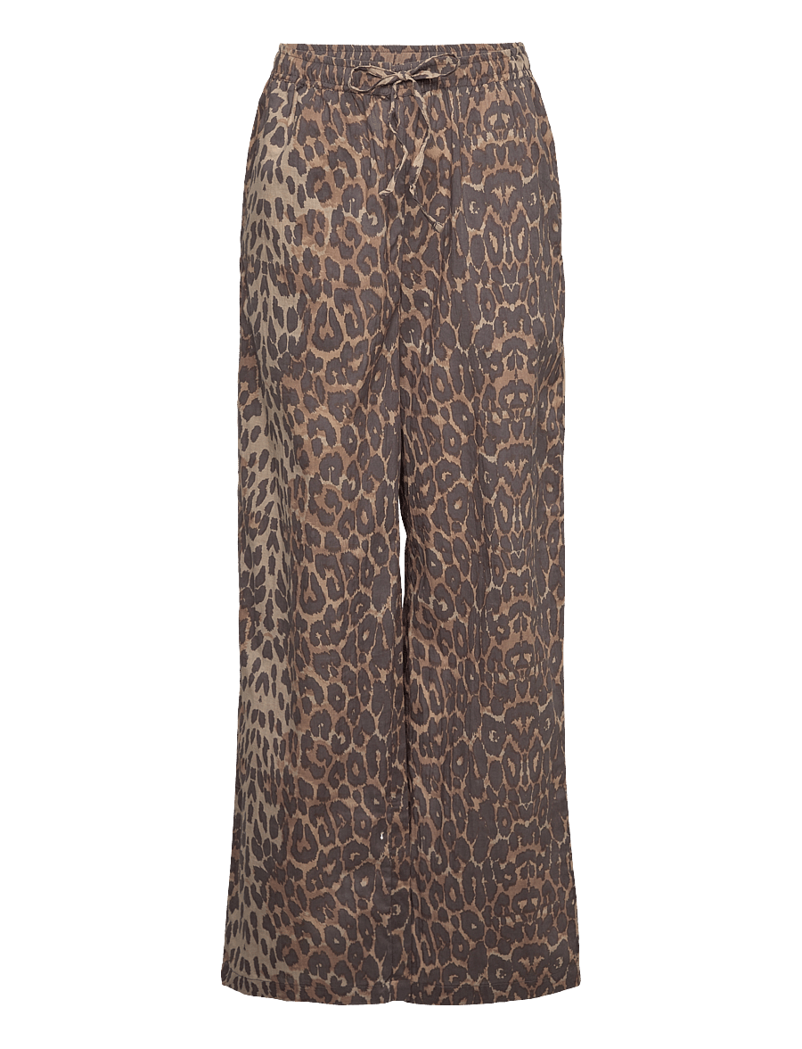 Sofie Schnoor Young - ABIGAILESY HIGH WAIST TROUSERS - byxor - leopard - 0