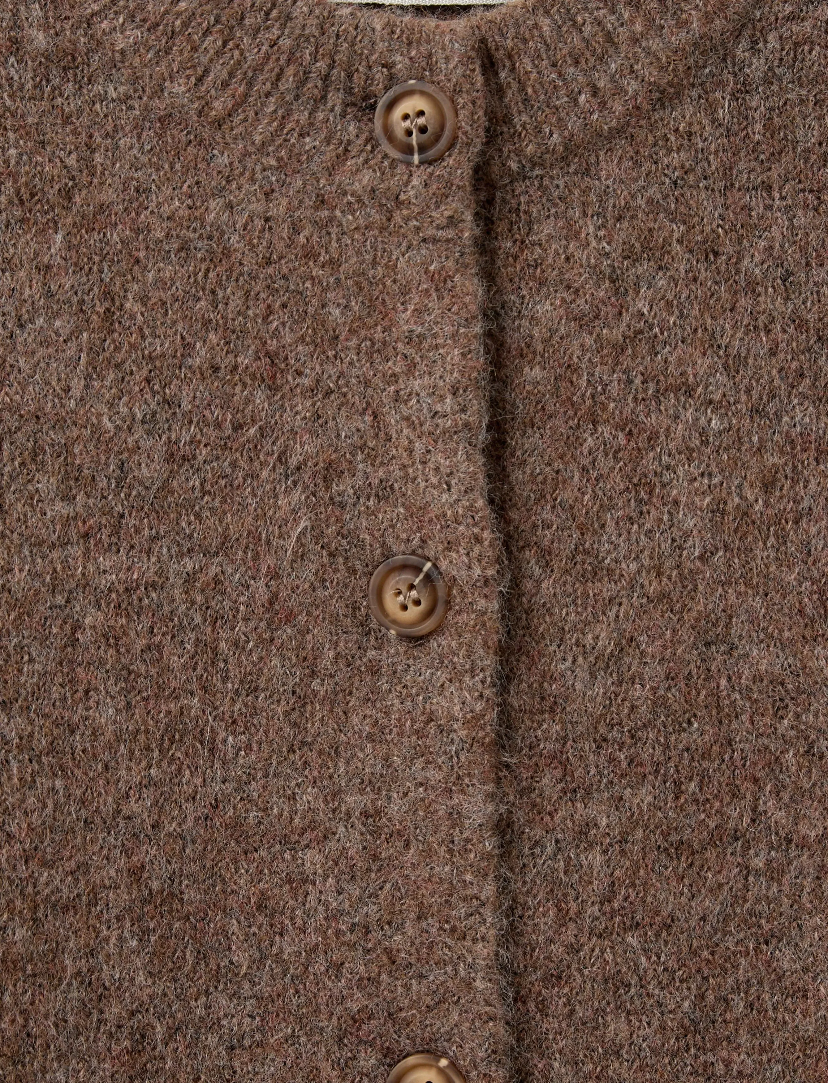 Sofie Schnoor Young - MAURASY CARDIGAN - cardigans - brown melange - 3