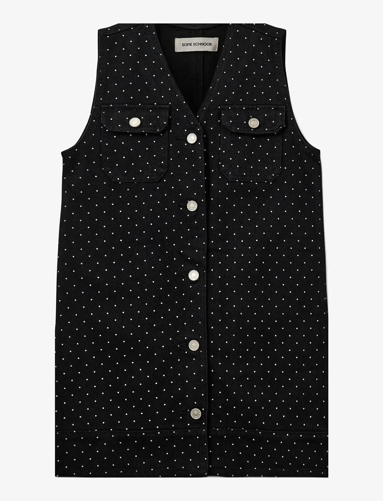 Sofie Schnoor Young - BILLIESY DRESS - sleeveless casual dresses - black - 0