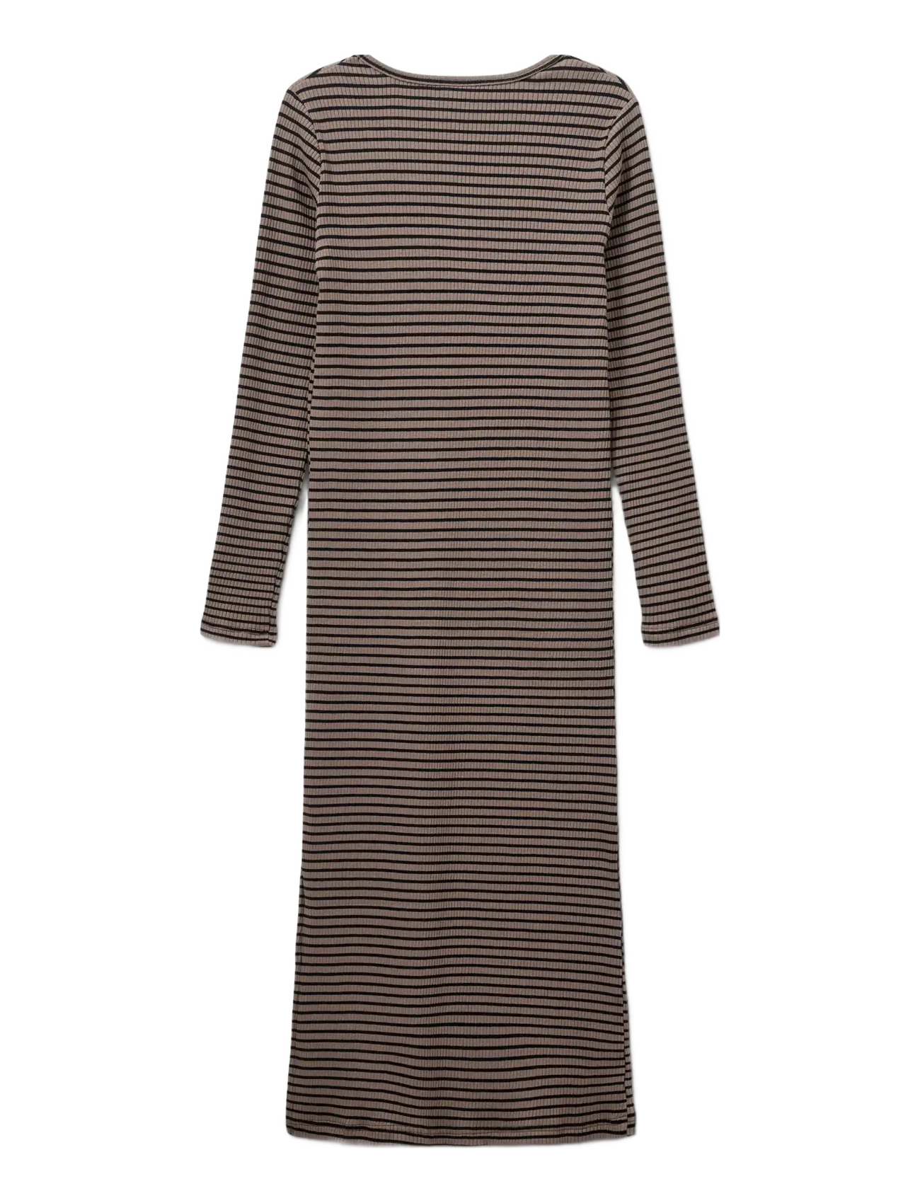 Sofie Schnoor Young - FACITASY DRESS - langärmelige freizeitkleider - brown striped - 1