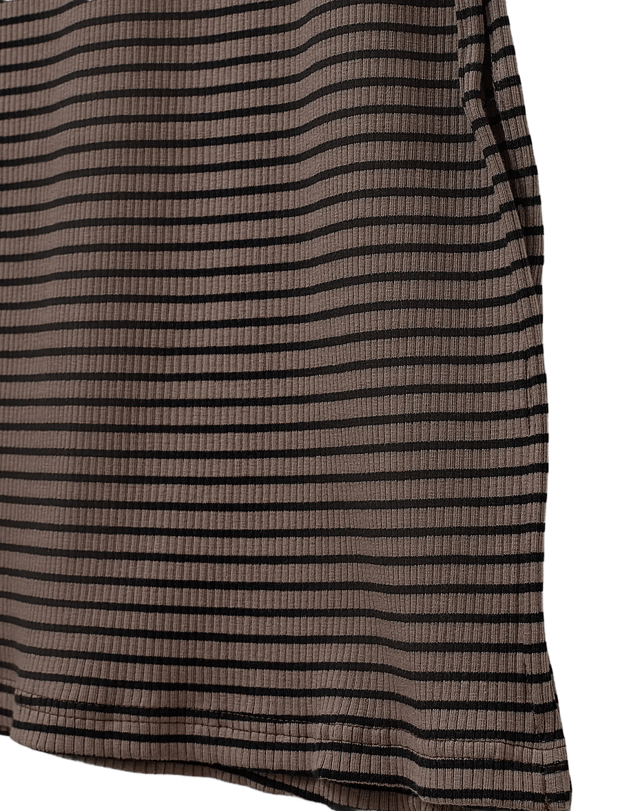 Sofie Schnoor Young - FACITASY DRESS - langærmede hverdagskjoler - brown striped - 3