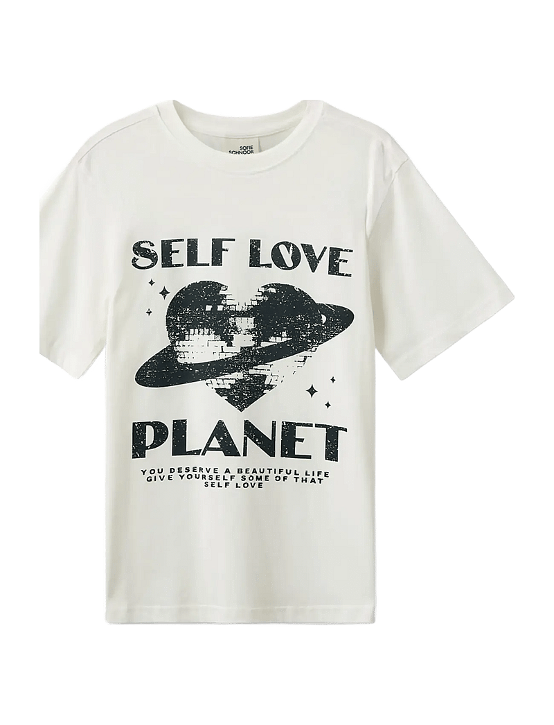 Sofie Schnoor Young - ZENASY T-SHIRT - kortærmede t-shirts - snow white - 0