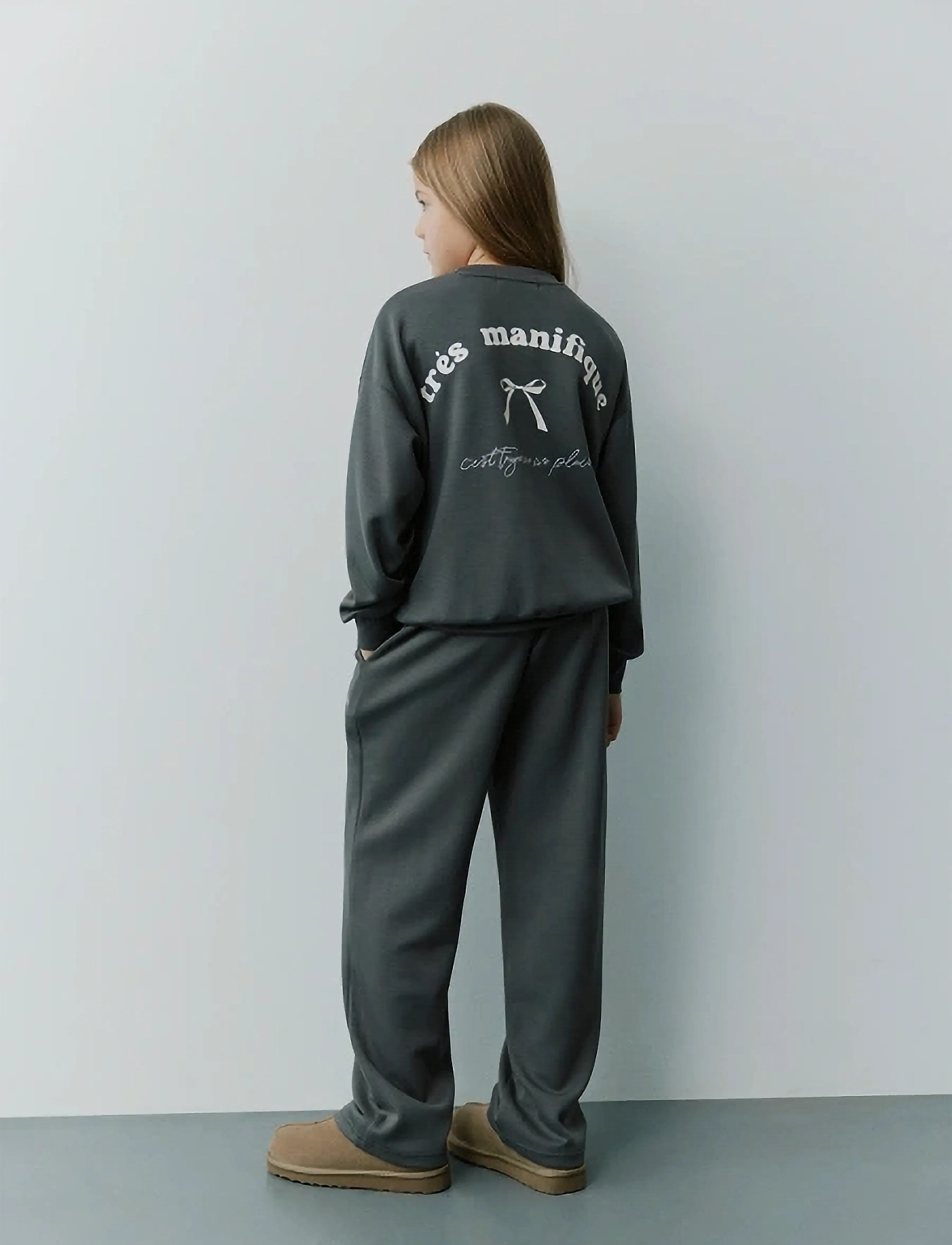 Sofie Schnoor Young - GABBISY SWEATPANTS - charcoal grey - 4