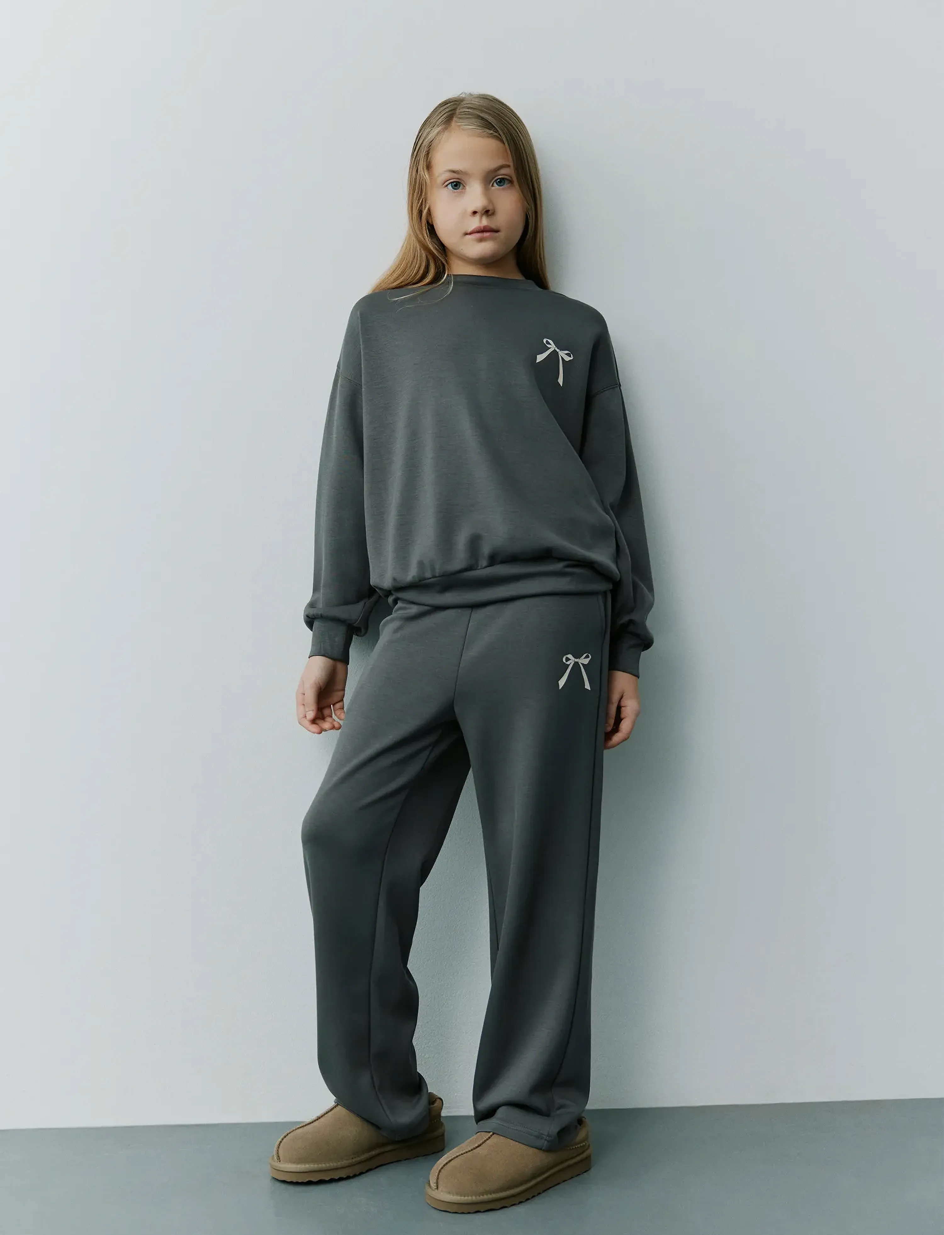 Sofie Schnoor Young - GABBISY SWEATPANTS - charcoal grey - 5