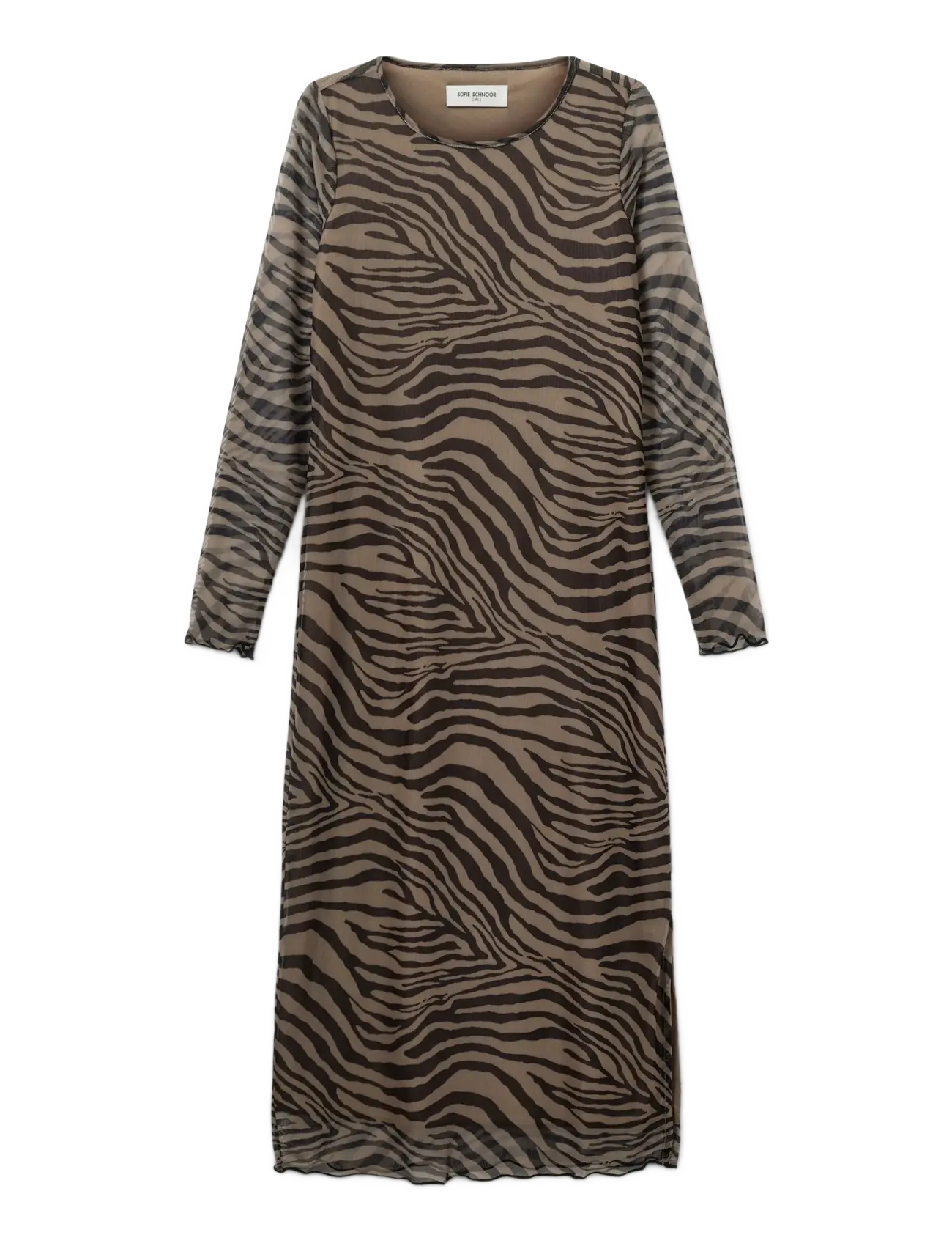 Sofie Schnoor Young Calasy Dress, 164, Casual Dresses, Braun - Long-sleeved Kinder