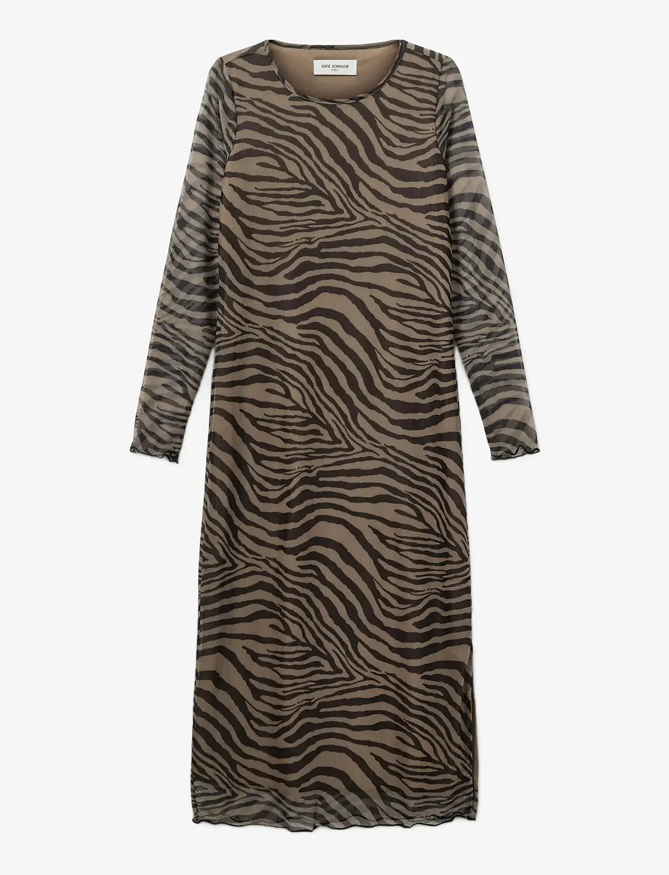 Sofie Schnoor Young - CALASY DRESS - langærmede hverdagskjoler - brown - 0