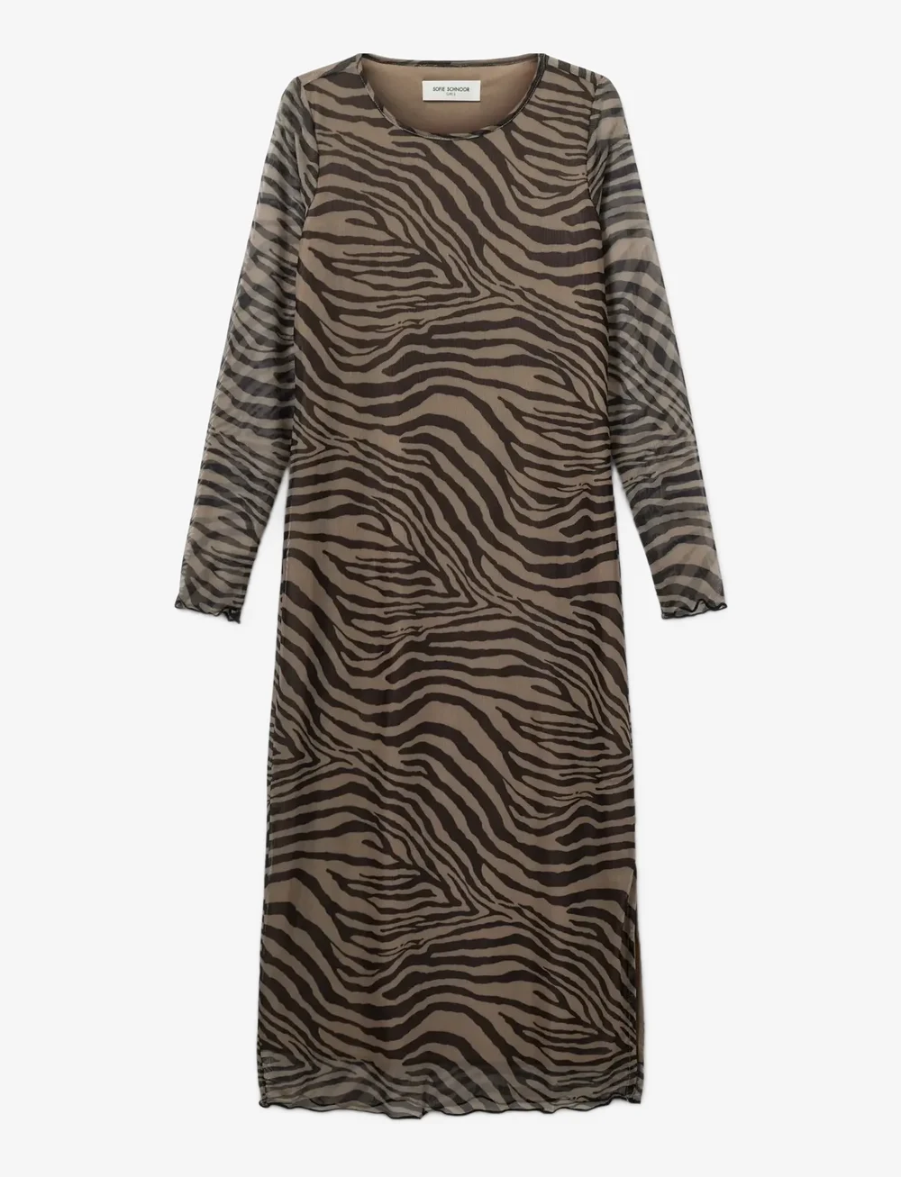 Sofie Schnoor Young - CALASY DRESS - langärmelige freizeitkleider - brown - 0