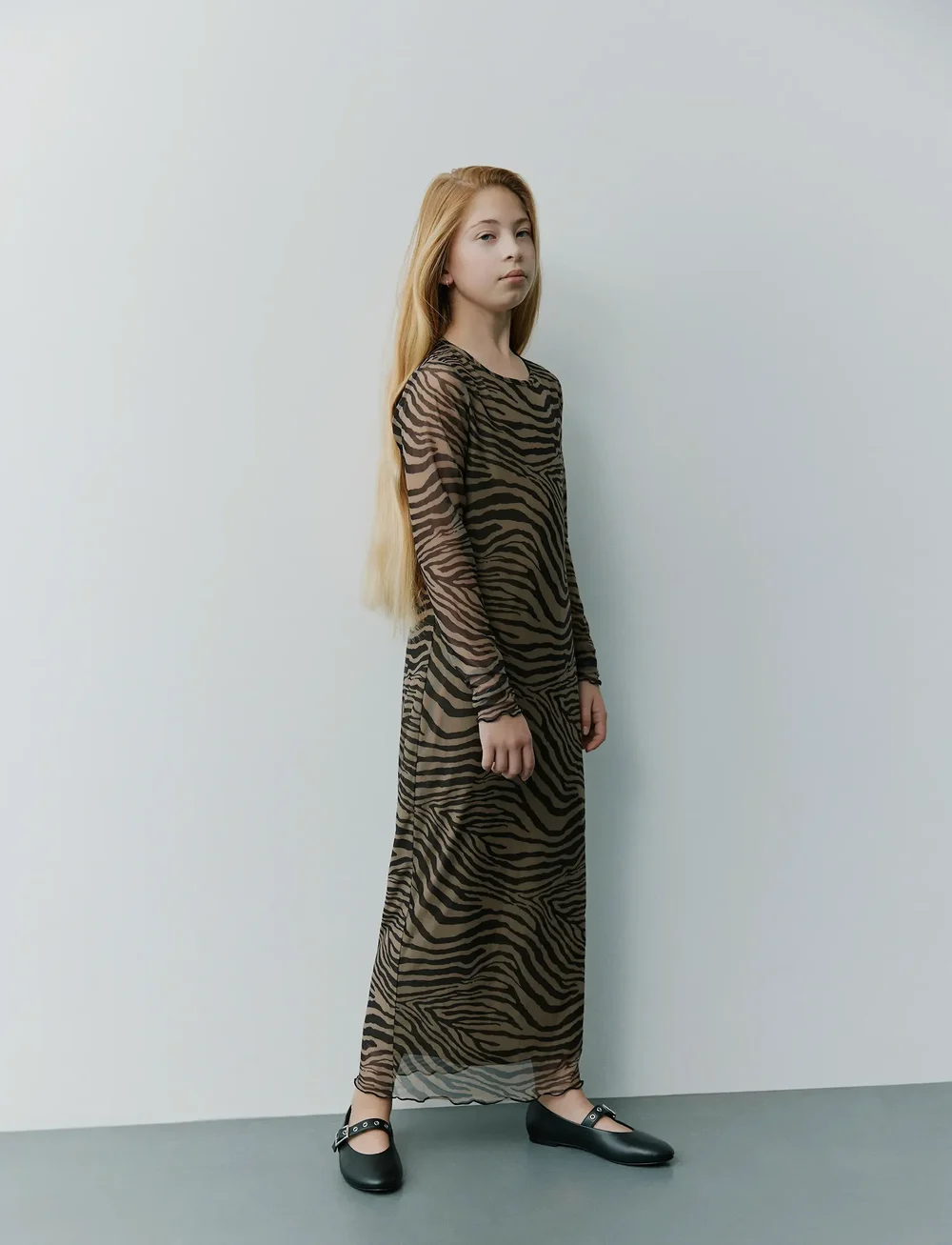 Sofie Schnoor Young - CALASY DRESS - langärmelige freizeitkleider - brown - 3