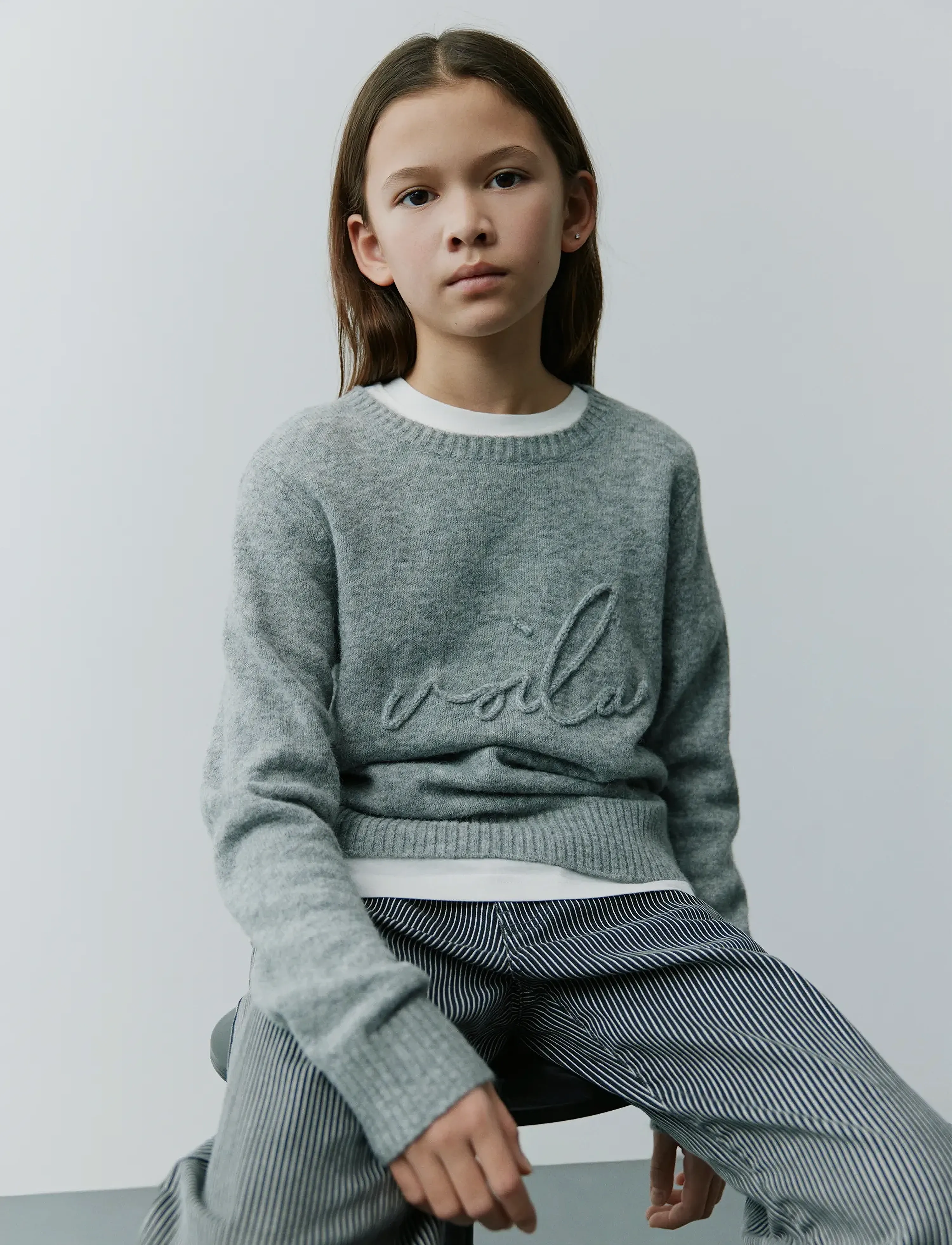 Sofie Schnoor Young - MINNIKSY KNIT - grey melange - 2