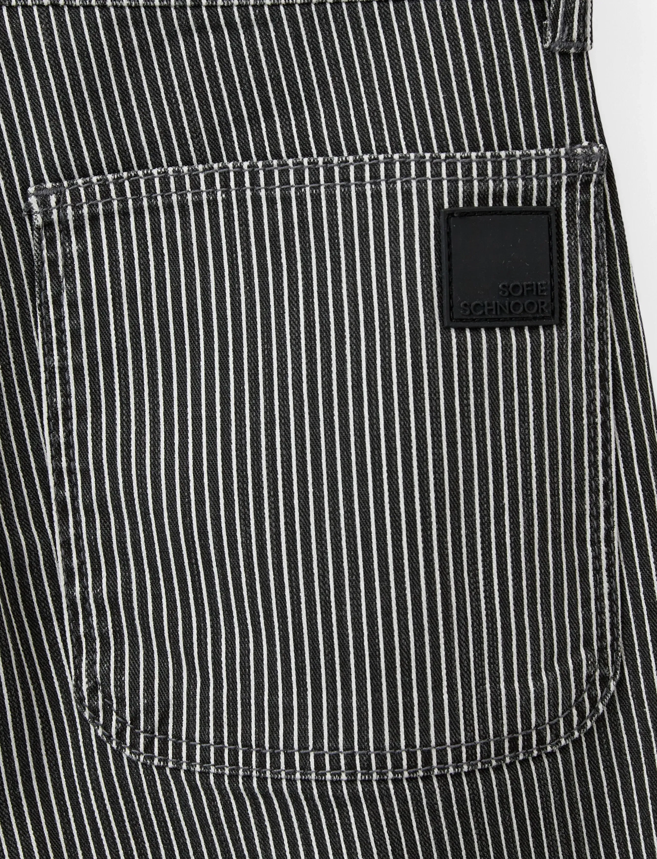 Sofie Schnoor Young - SIENNASY JEANS - regular jeans - black striped - 3