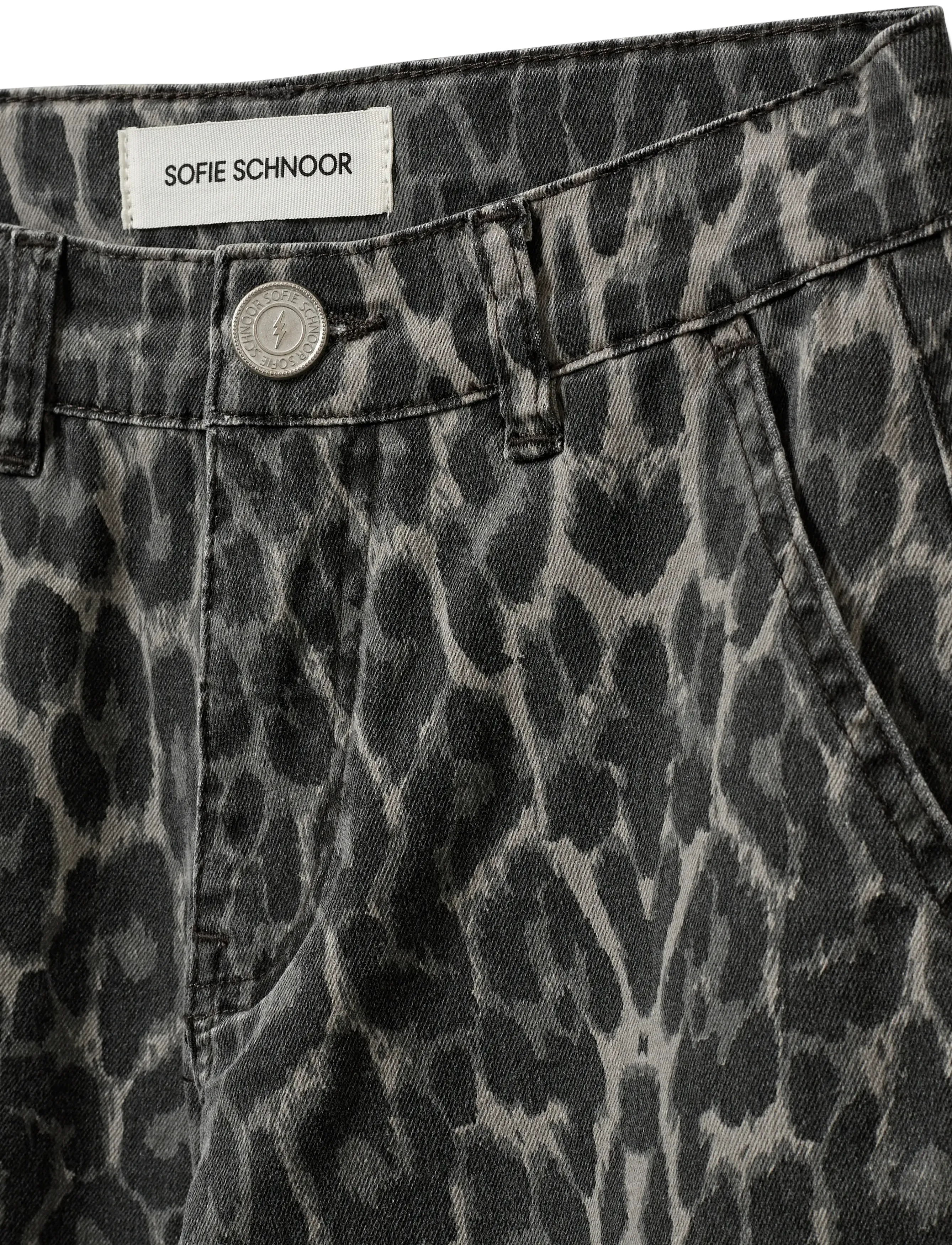 Sofie Schnoor Young - SIENNASY TROUSERS - hosen - grey leopard - 4