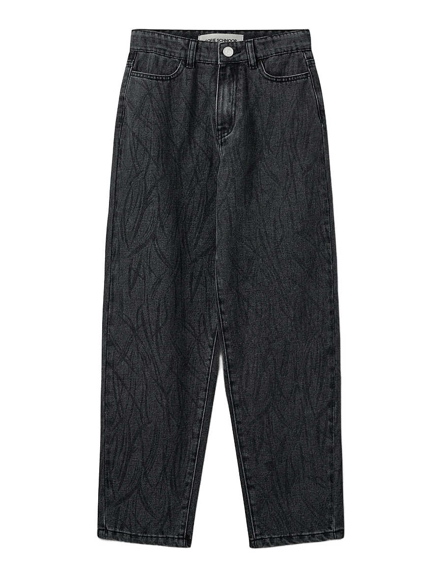 Sofie Schnoor Young - TOKYOSY JEANS - loose jeans - washed black - 0