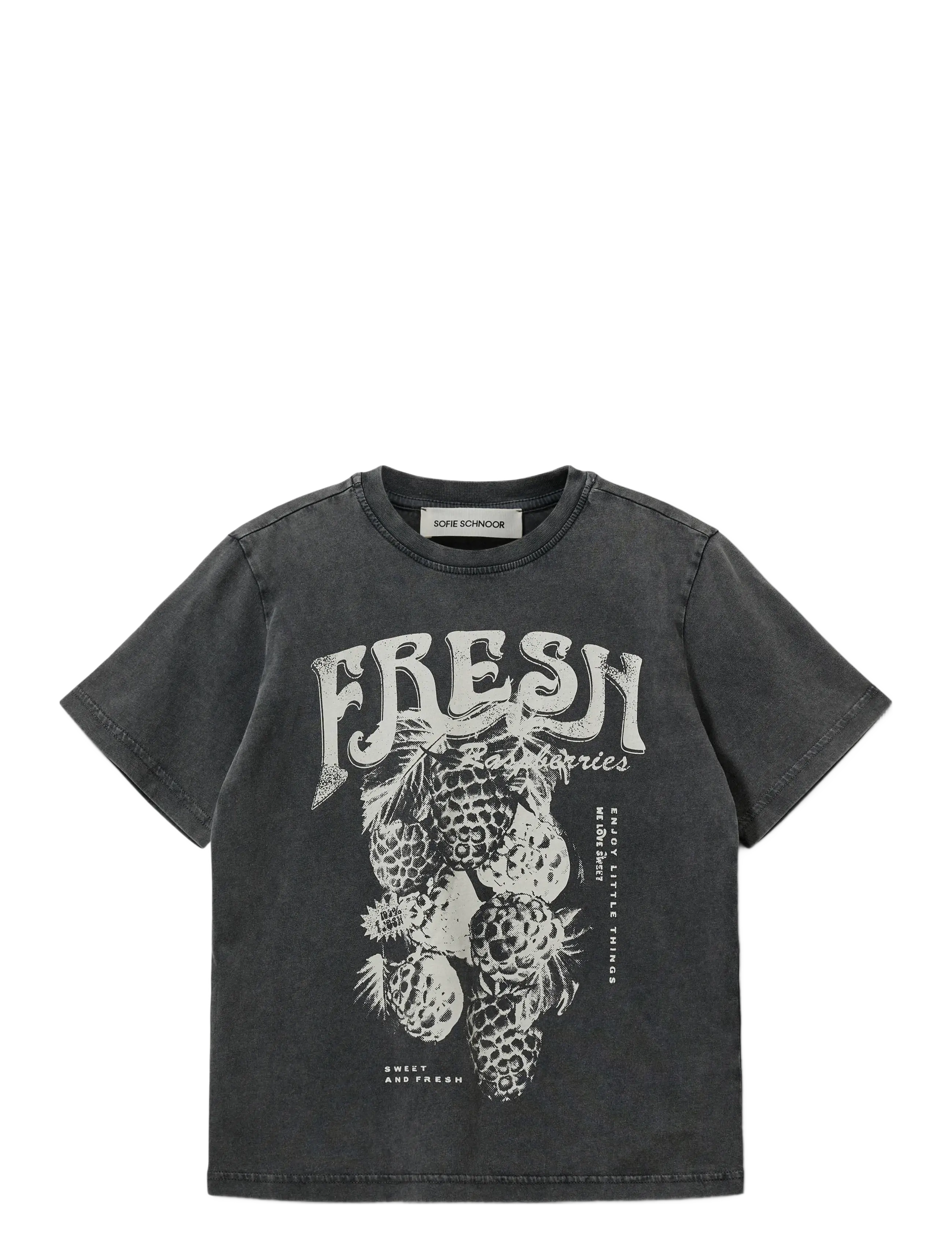 Sofie Schnoor Young ZENASY T-SHIRT - T-shirts - STONE WASHED BLACK / black