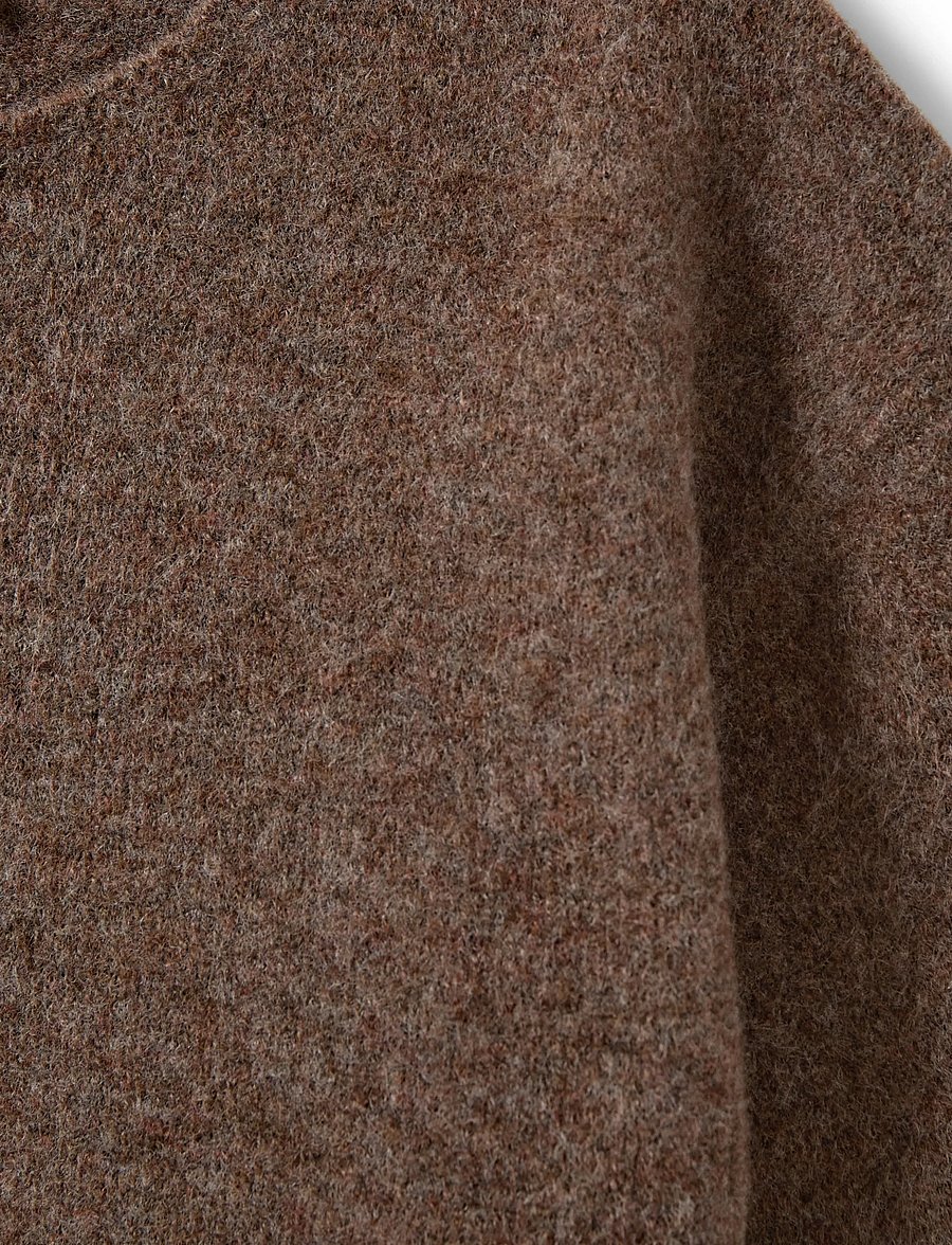 Sofie Schnoor Young - CERINSY BLOUSE - jumpers - brown melange - 2