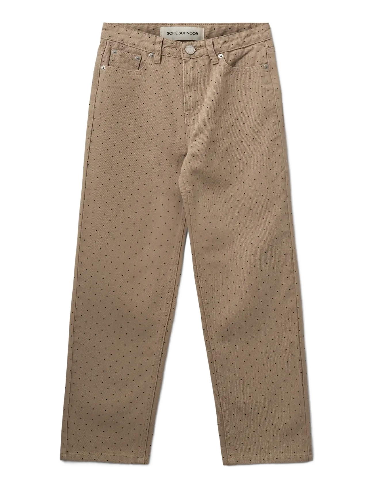 Sofie Schnoor Young Parissy Jeans, 152, Beige, Jeans > Almindelige Jeans, Børn