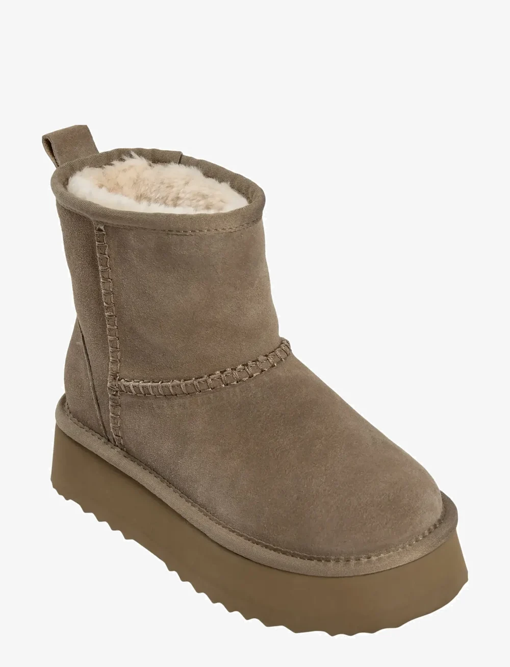 Sofie Schnoor Young - MINASY TEDDY BOOT - vinterstövlar - dark sand - 0