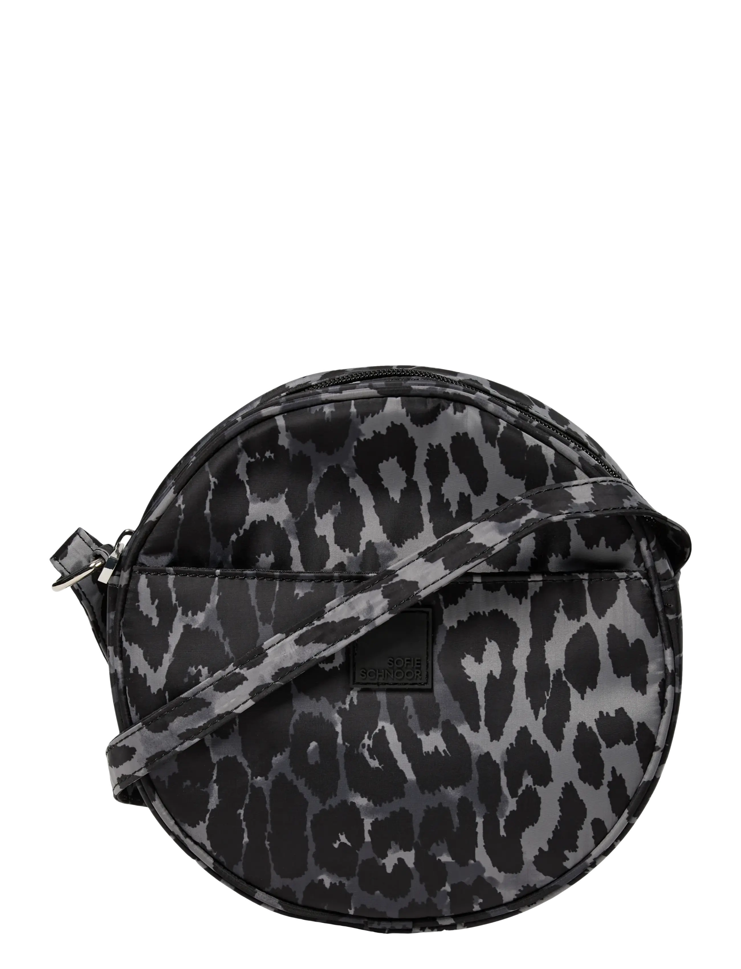Sofie Schnoor Young Rebeccasy Bag, Børn, Rund Leopardprint Crossbody Taske, Multi/mønstret, Str: ONE SIZE