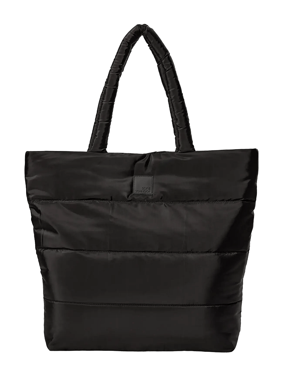 Sofie Schnoor Young - RUTHSY TOTE BAG - tygpåsar & små väskor - black - 0
