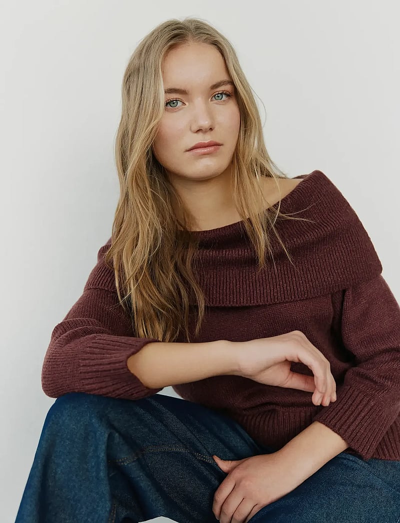 Sofie Schnoor Young - SAWASY BLOUSE - džemprid - plum - 0