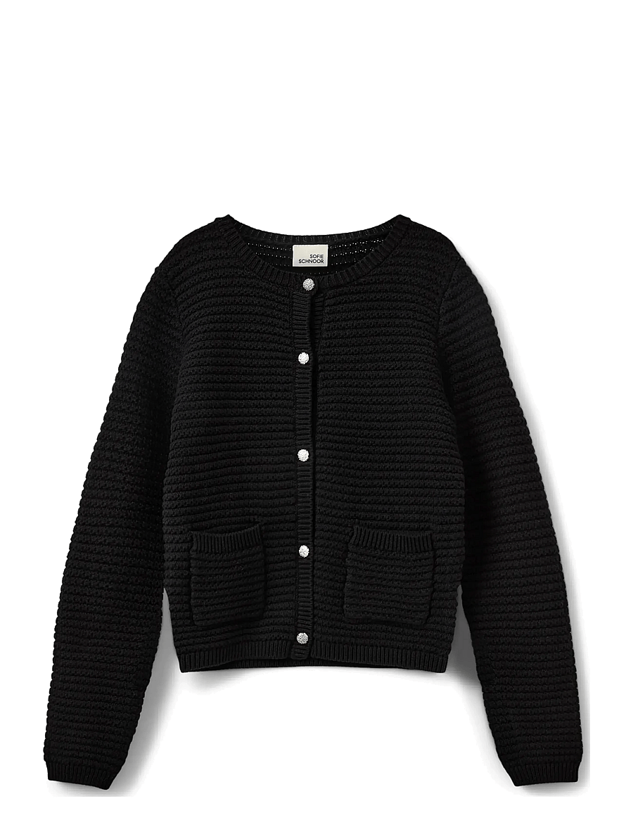 Sofie Schnoor Young - KYRASK CARDIGAN - kardiganid - black - 1