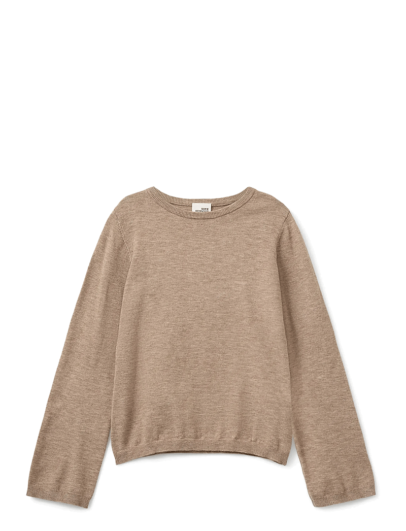 Sofie Schnoor Young - VIVOSY KNIT - jumpers - deer melange - 1