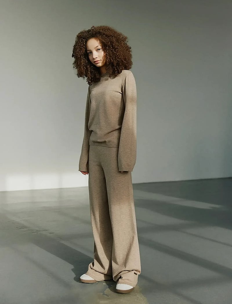 Sofie Schnoor Young - VIVOSY KNIT - jumpers - deer melange - 0