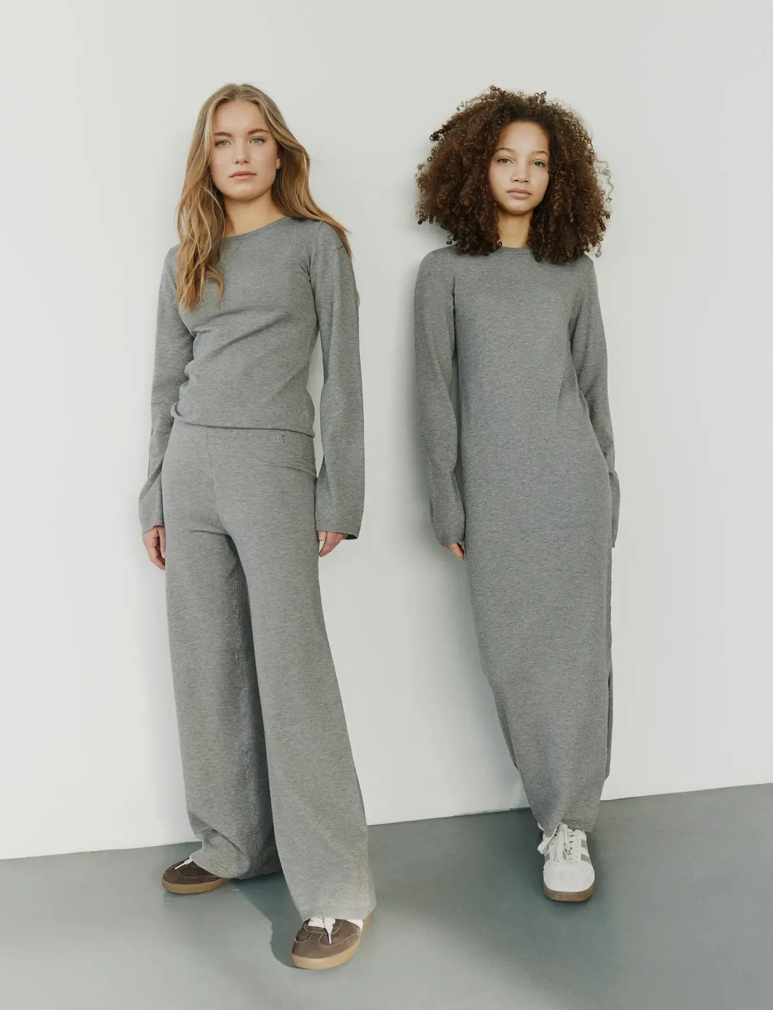 Sofie Schnoor Young VIVOSY KNIT - Jumpers - GREY MELANGE / grey