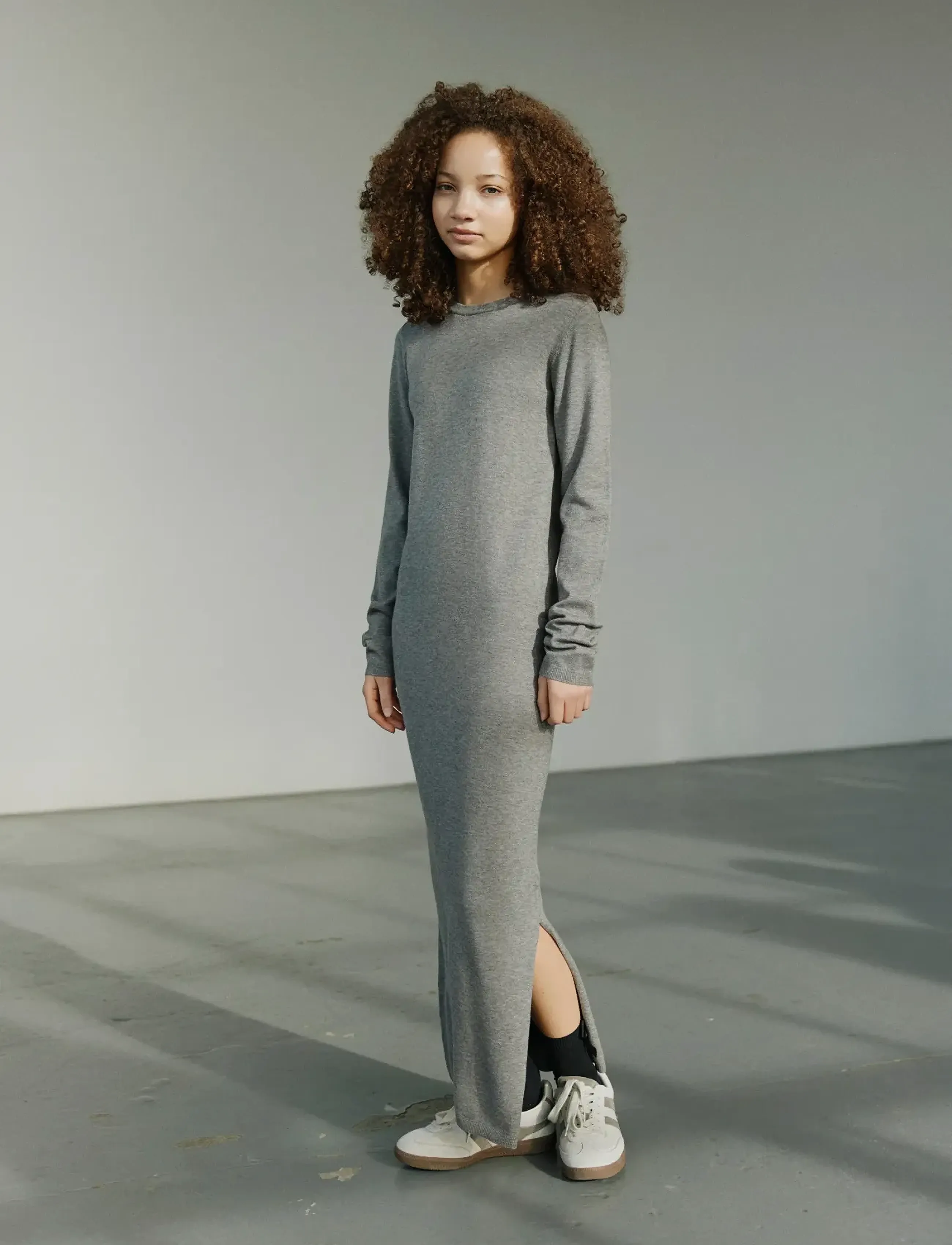 Sofie Schnoor Young KORYSY DRESS - Kjoler - GREY MELANGE / grey