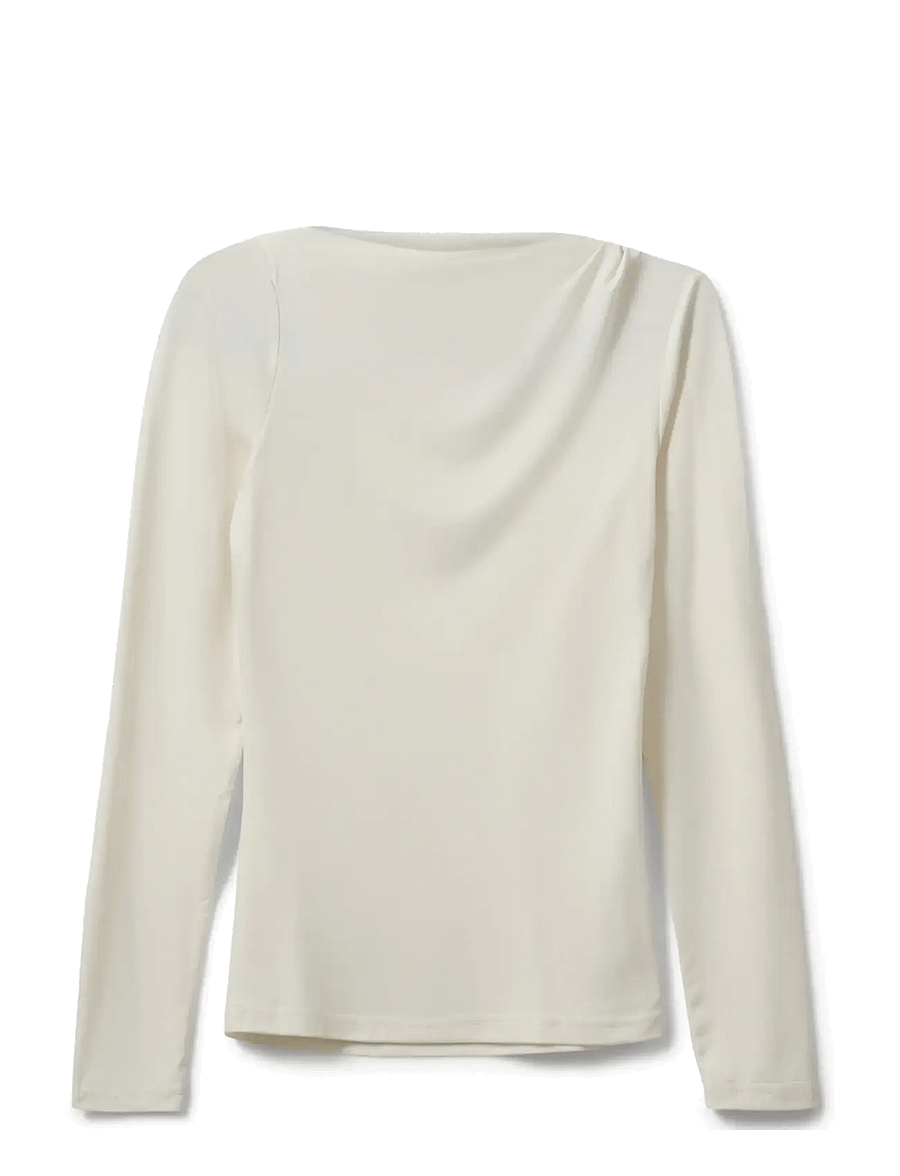 Sofie Schnoor Young - PELUASY T-SHIRT LONG SLEEVE - blusen & tuniken - snow white - 0