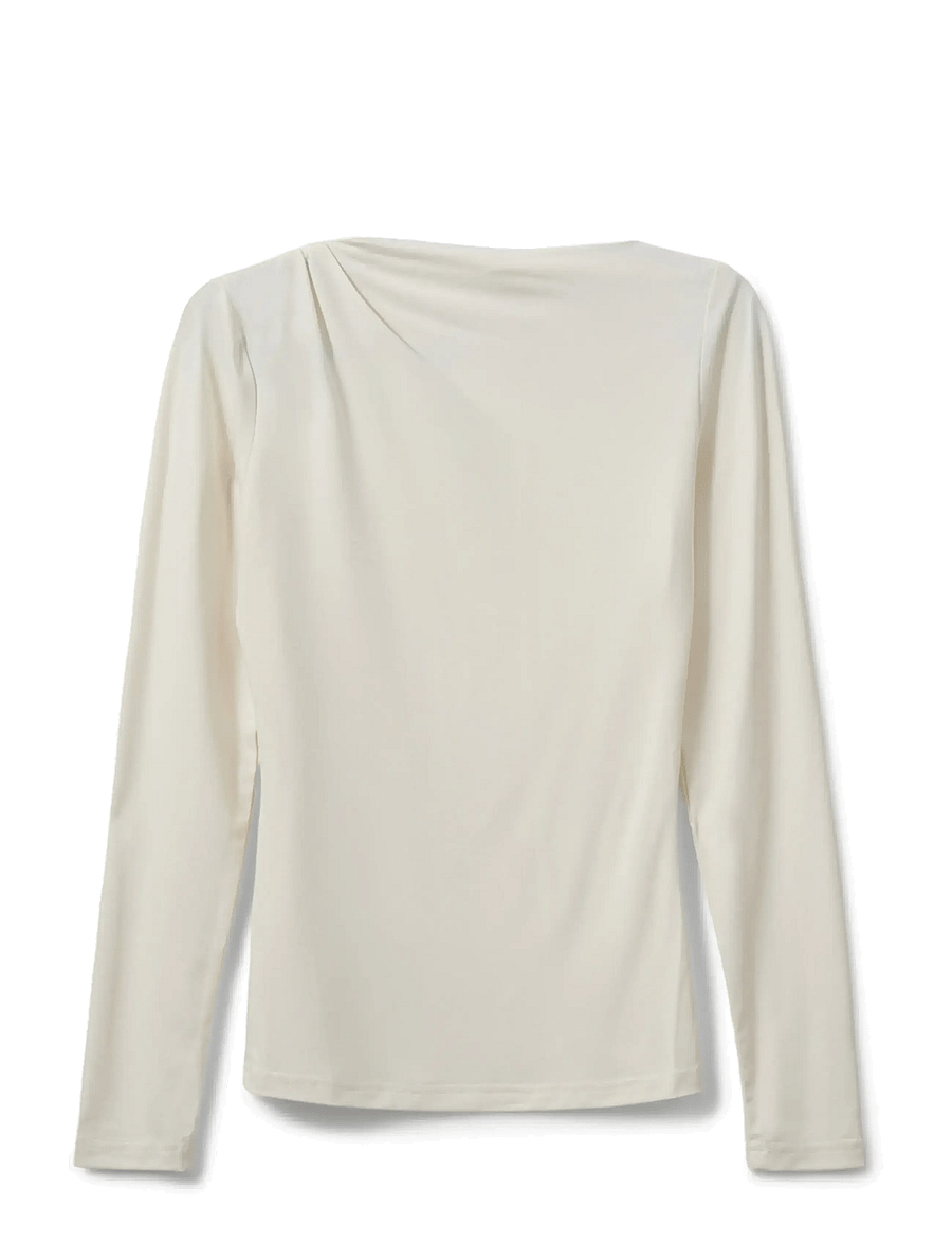 Sofie Schnoor Young - PELUASY T-SHIRT LONG SLEEVE - blusen & tuniken - snow white - 1