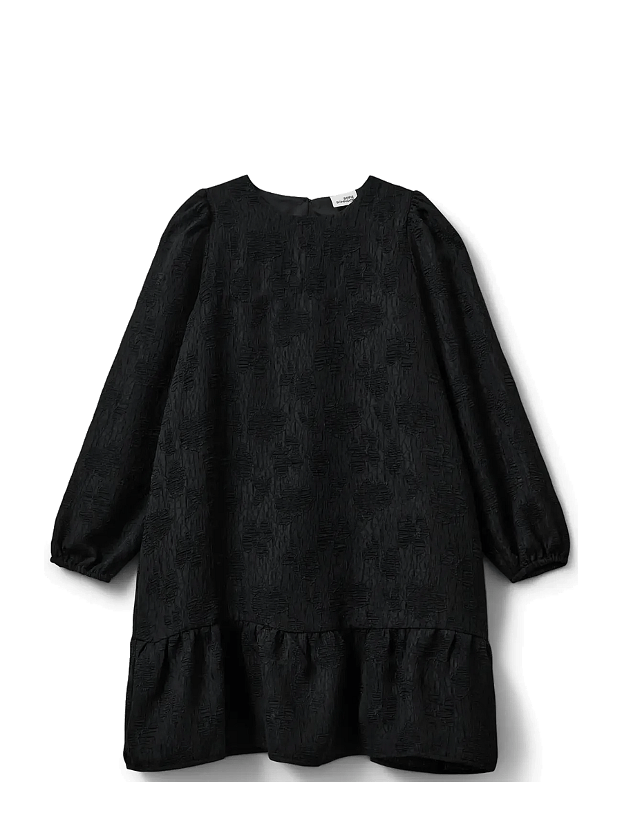 Sofie Schnoor Young - LALASY DRESS - langärmelige freizeitkleider - black - 1