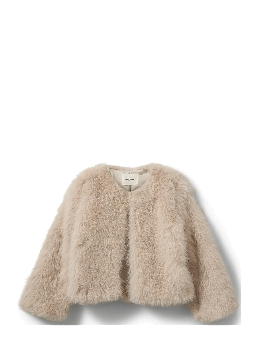 Sofie Schnoor Young - FULLASY JACKET - faux fur - light grey - 1
