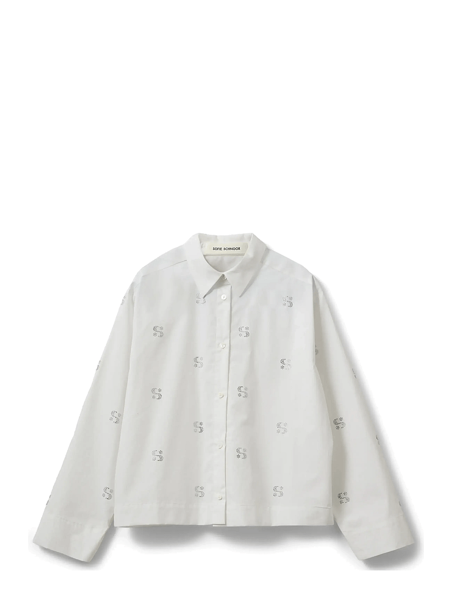 Sofie Schnoor Young - ELLIDASY SHIRT - langärmlige hemden - brilliant white - 1