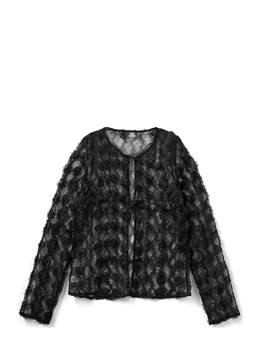 Sofie Schnoor Young - BLISSSY BLOUSE - blusar & tunikor - black - 1